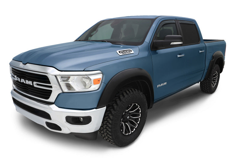 AVS Ventvisor In-Channel Window Deflectors (4-Piece Set, Smoke Tint) - Compatible with Dodge RAM Crew Cab 2009-2018 (1500/2500/3500 Models) | Rain Protection & Improved Airflow for Trucks