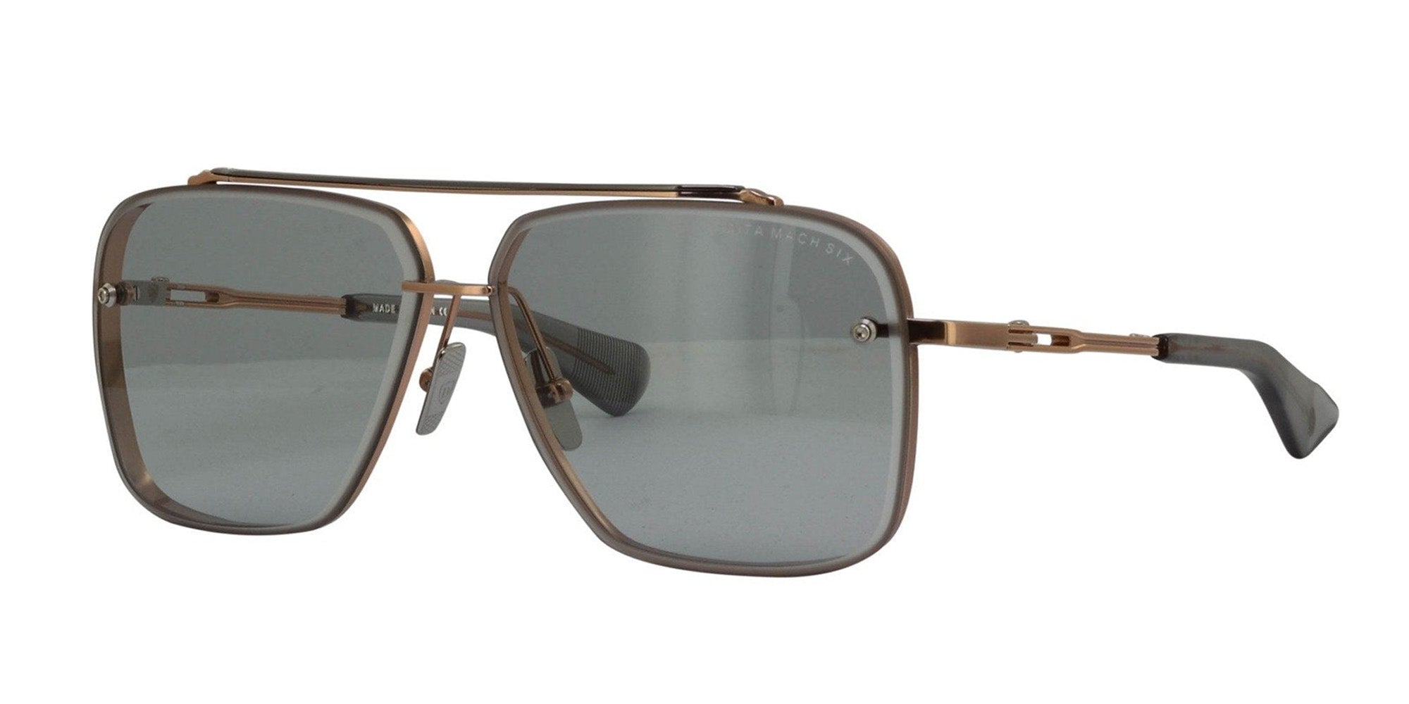 Dita Mach Six DTS121 Sunglasses - Polarized Aviator Style for Men & Women - Perfect for Driving, Outdoor Sports & Fashion Accessories