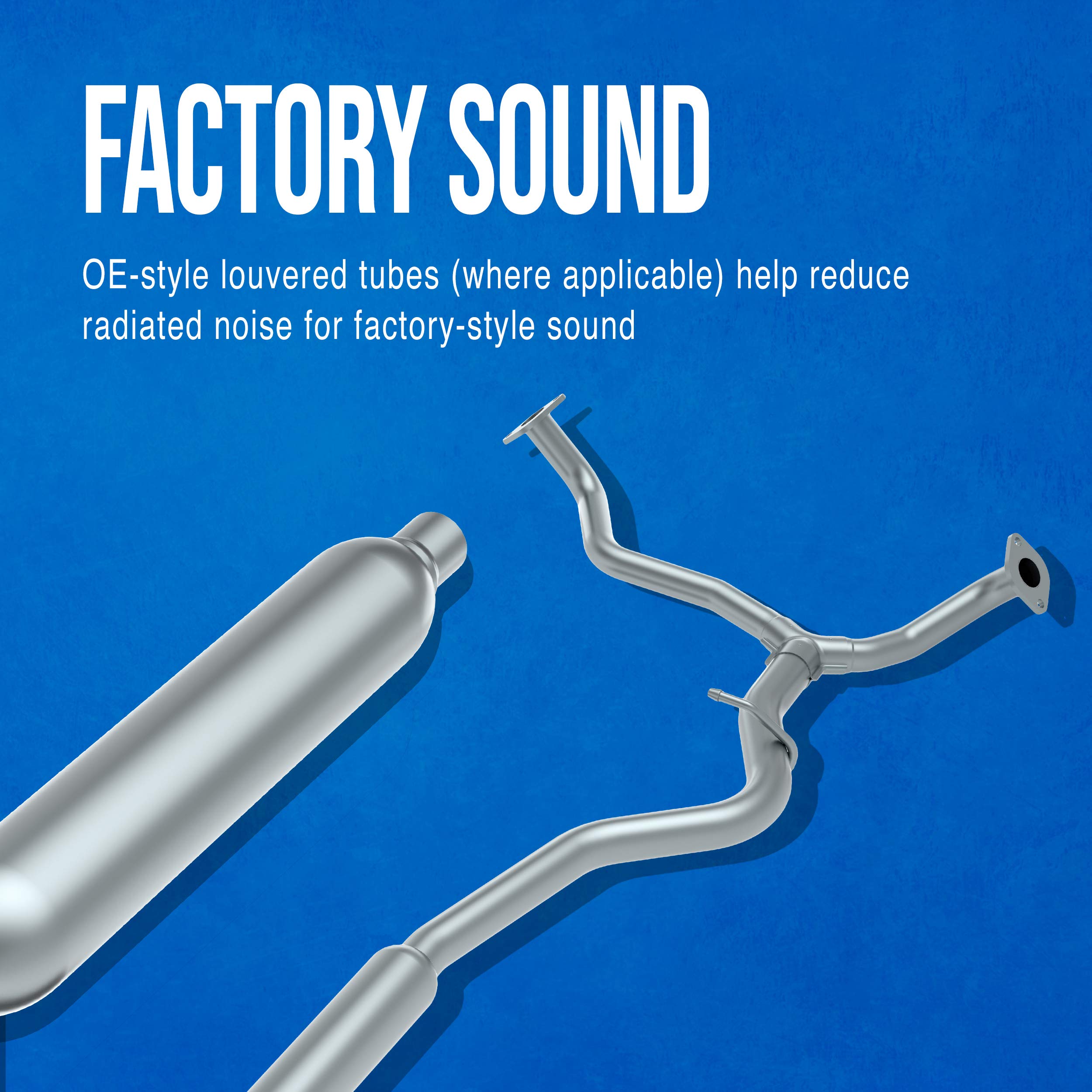 Walker 55631 Direct Fit Exhaust Resonator and Pipe Assembly 2.5