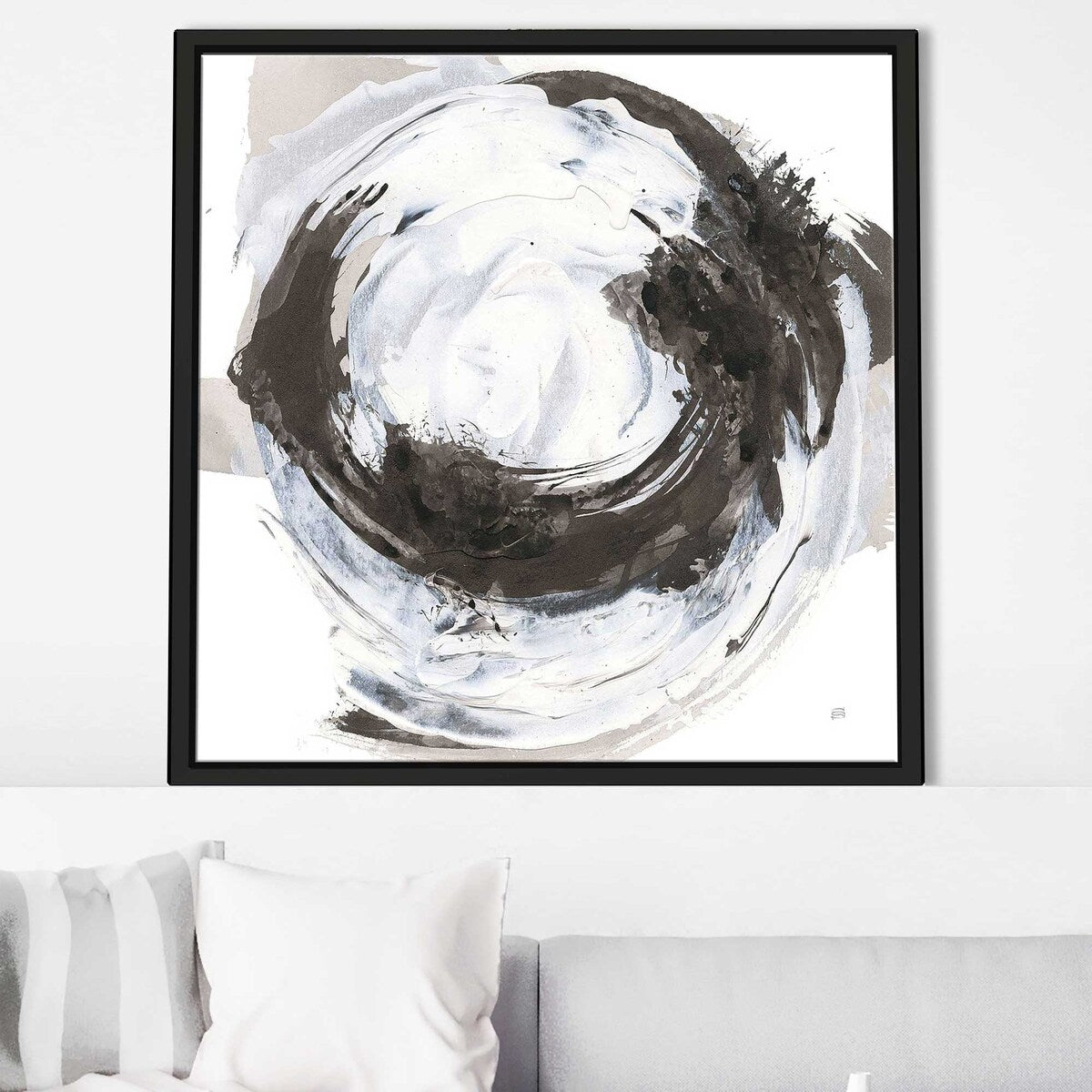 Beginning II Print on Floating Canvas - Premium Wall Art Decor for Living Room, Bedroom & Office - Modern Abstract Painting for Home & Office Decoration