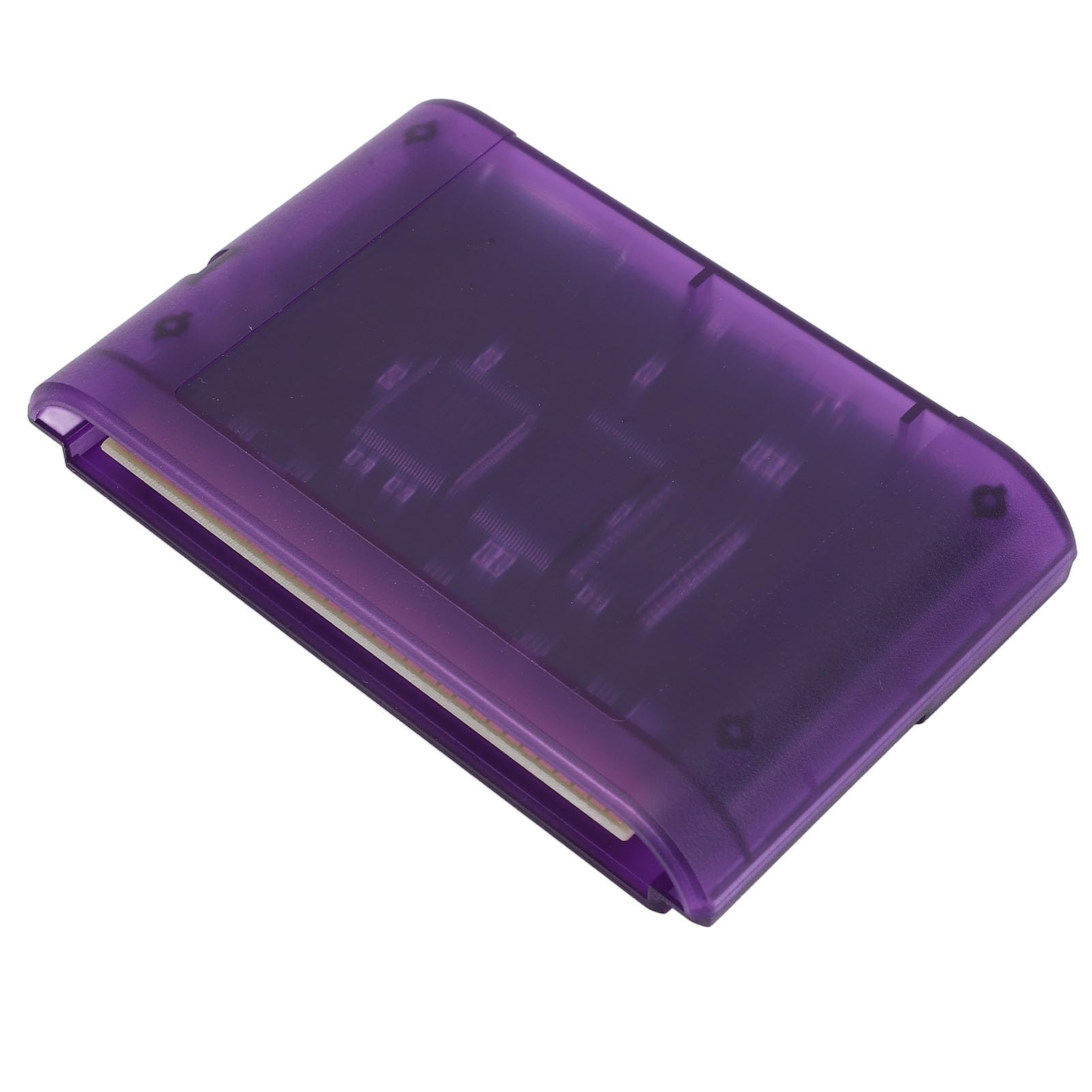 Retro Game Card - 3000 in 1 Multifunction Game Video Cassette for Nintendo/Sega Accessories (Purple Transparent) - Perfect for Classic Gaming Enthusiasts & Collectors