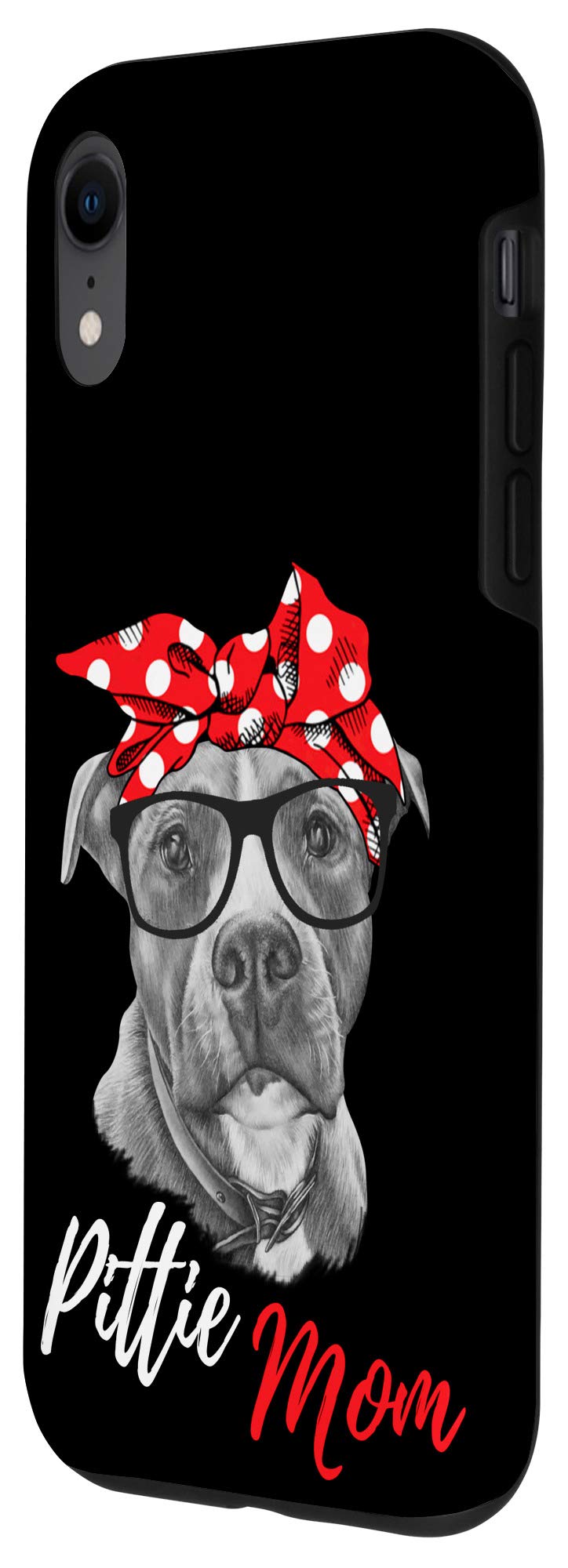 iPhone XR Phone Case for Pitbull Lovers - Cute American Pitbull Design, Perfect Gift for Dog Owners - Ideal for Everyday Use, Work & Outdoor Activities
