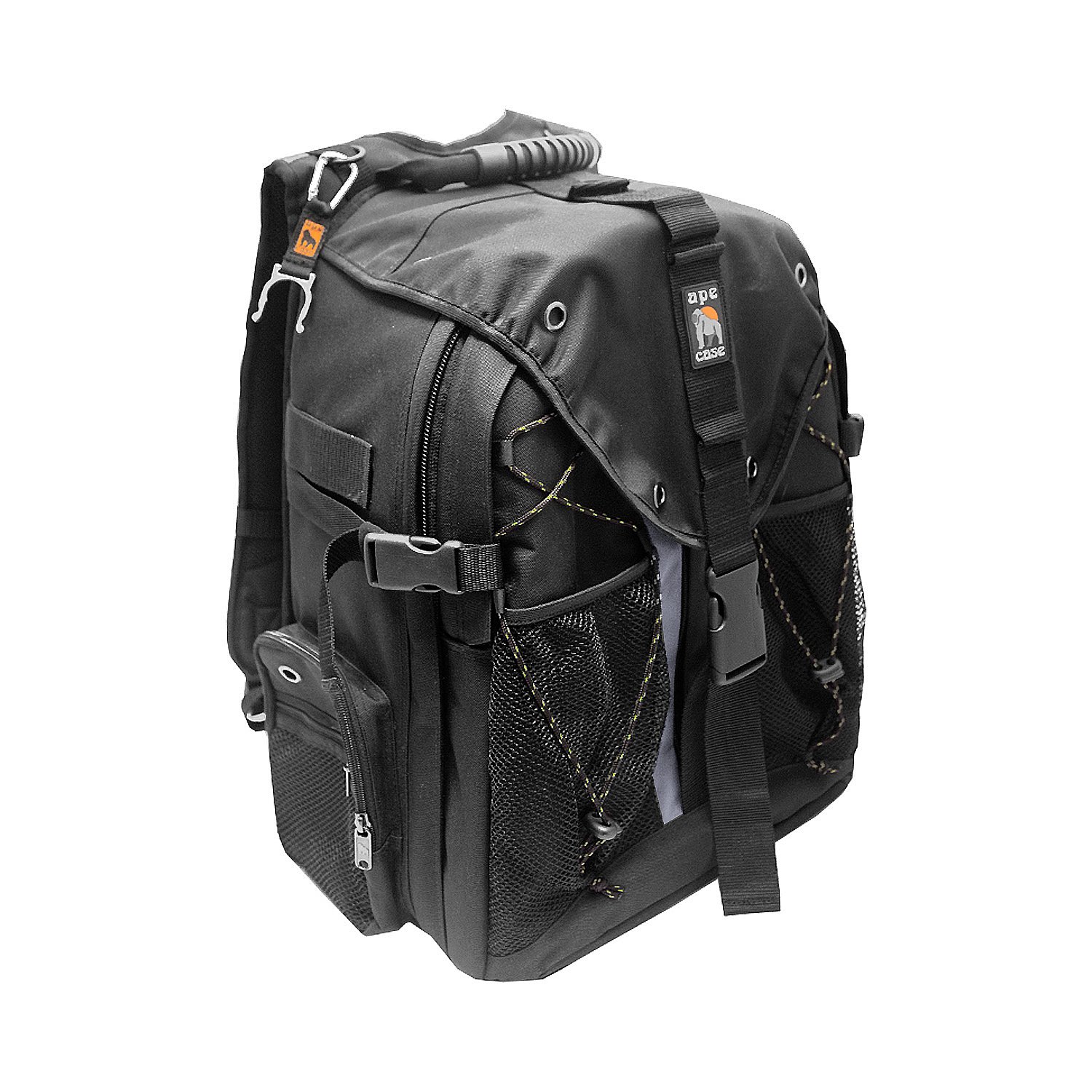 Ape Case ACPRO2000 Large Camera Backpack with Laptop Compartment - Padded Protection, Rain Cover & Adjustable Straps - Durable Equipment Bag for DSLR Cameras & Accessories (Black) - Perfect for Travel, Photography Trips & Outdoor Adventures