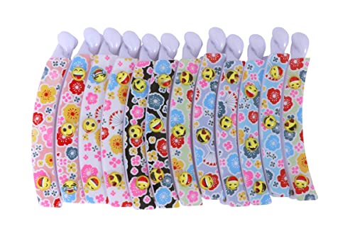 NAVMAV 12pcs Vintage Banana Hair Clips - Double Banana Clip Combs for Thick & Curly Hair | Self-Locking Hair Clutcher Set for Women & Girls | Perfect for Updos, Ponytails & Everyday Hairstyles