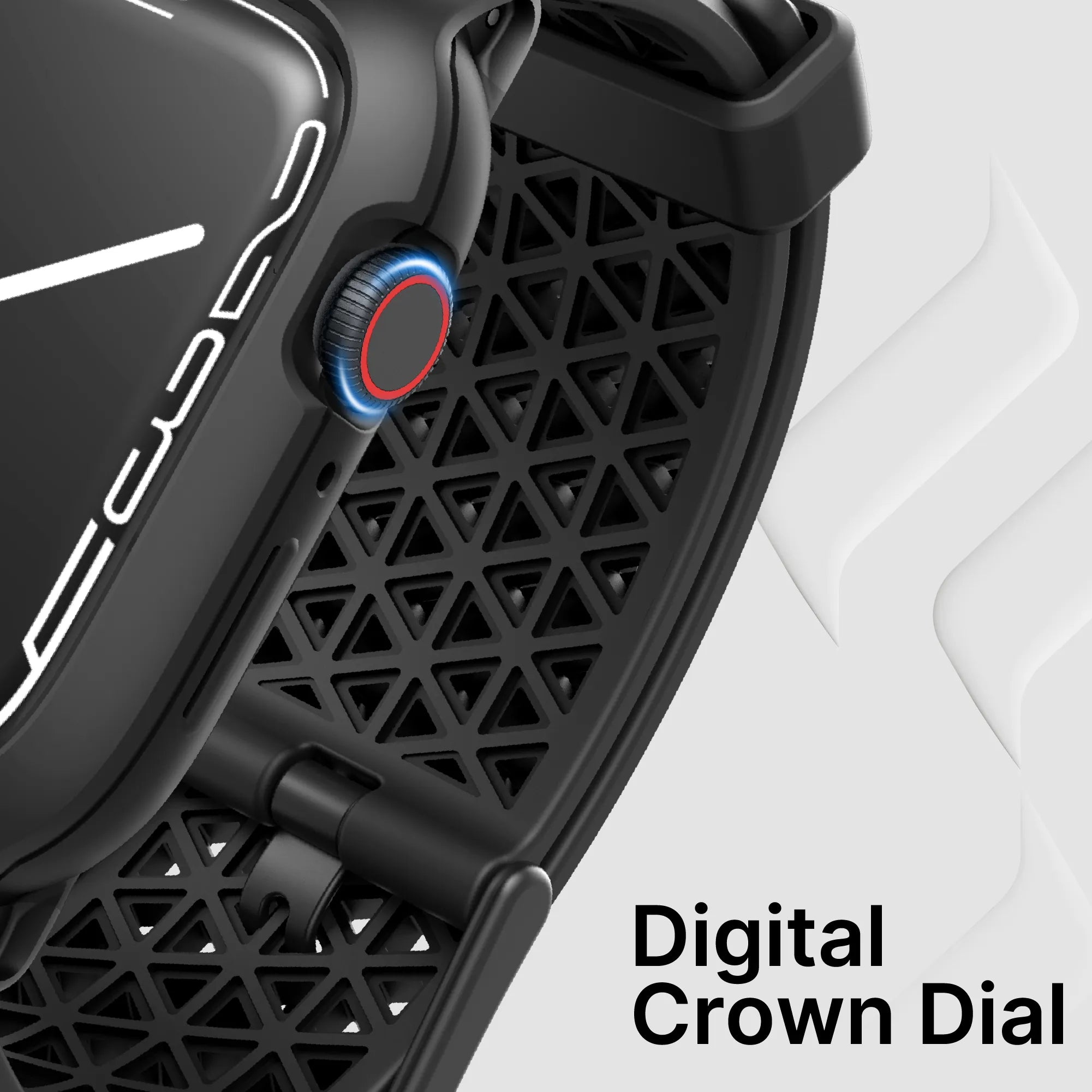 45mm Rugged Protective Case with Band for Apple Watch Series 9/8/7 - Shockproof & Scratch-Resistant Cover for Outdoor Sports, Workouts & Daily Use
