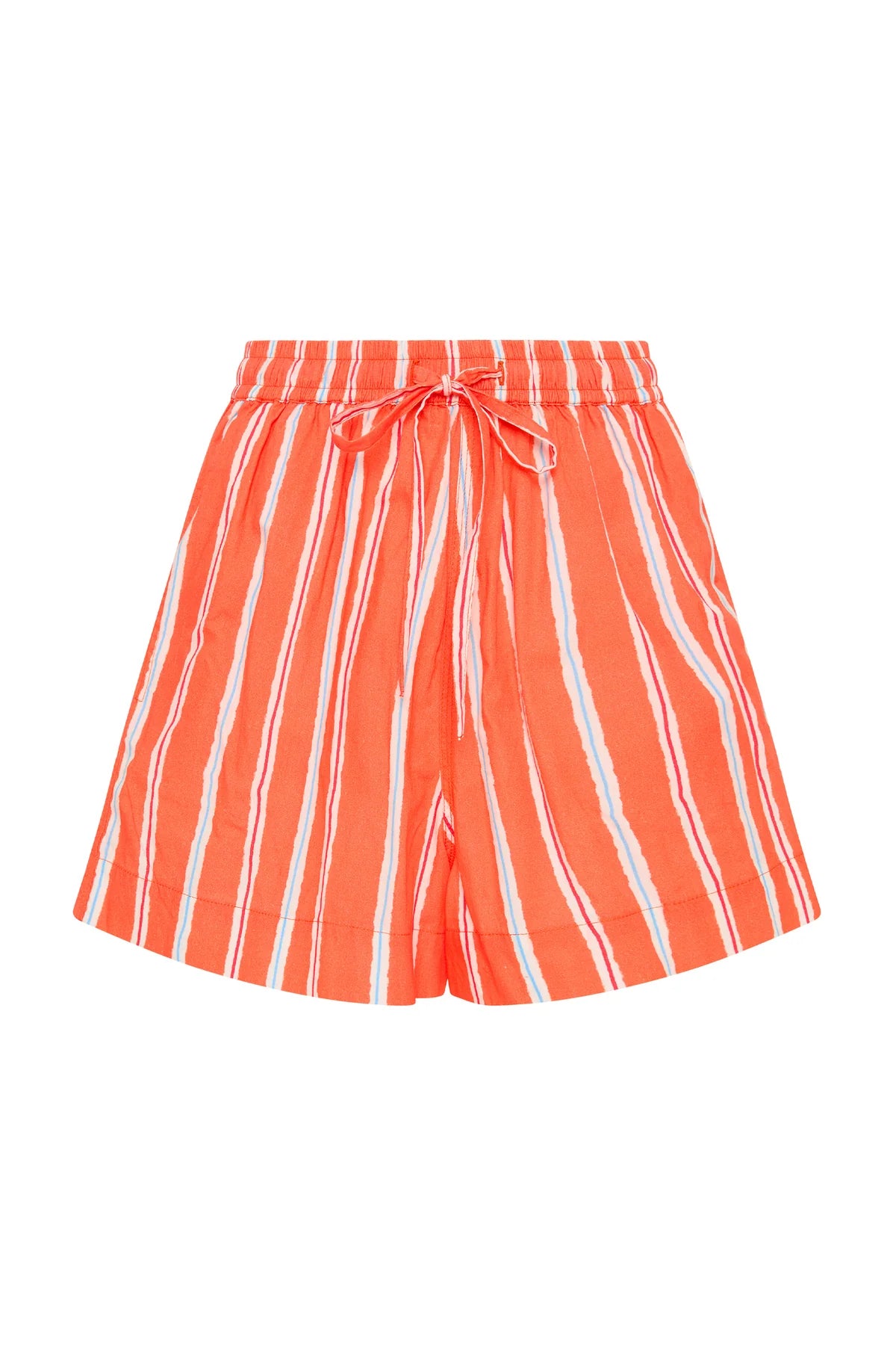 BOUNTY SHORTS - Orange Stripe Swim Trunks for Men | Quick-Dry Beach Shorts for Swimming, Surfing & Summer Vacations