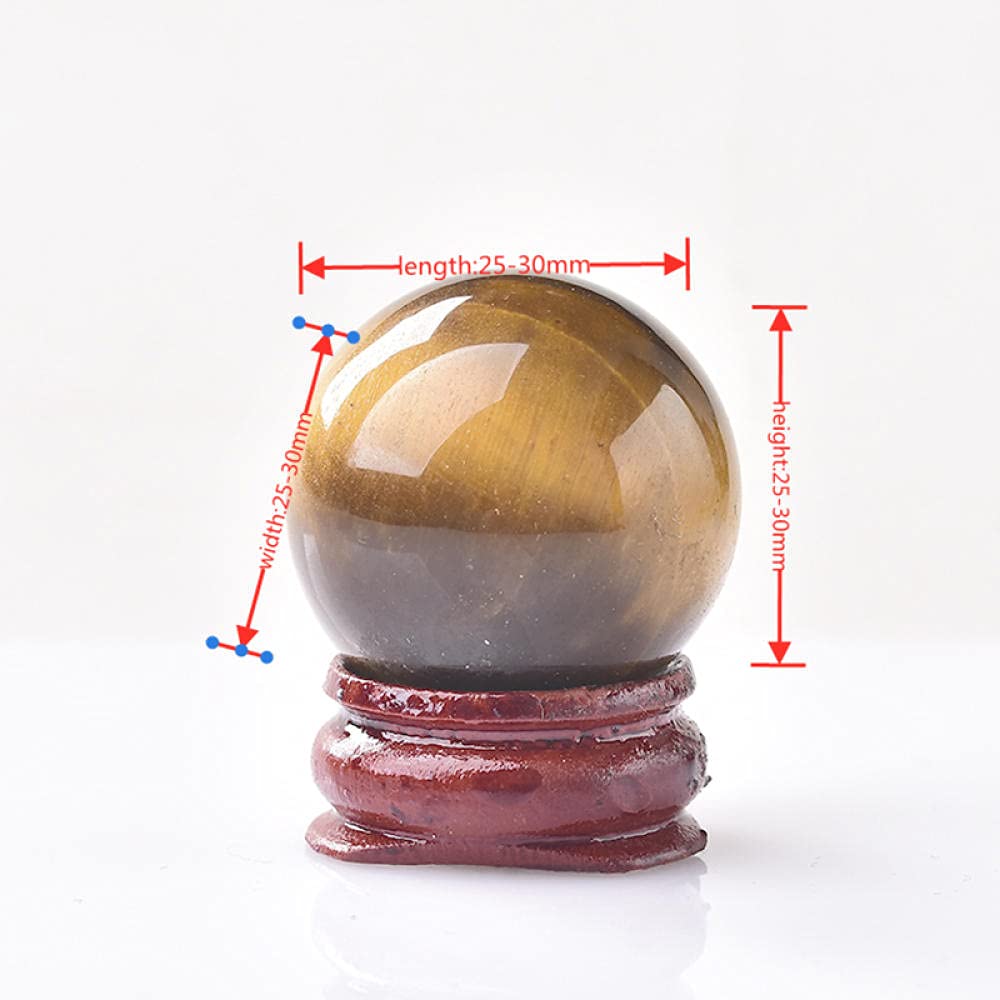 Natural Rose Quartz Citrine Ball 30mm - Raw Healing Crystal Gemstone for Energy Work, Chakra Balancing & Home Decor - Perfect for Meditation, Reiki & Spiritual Gifts