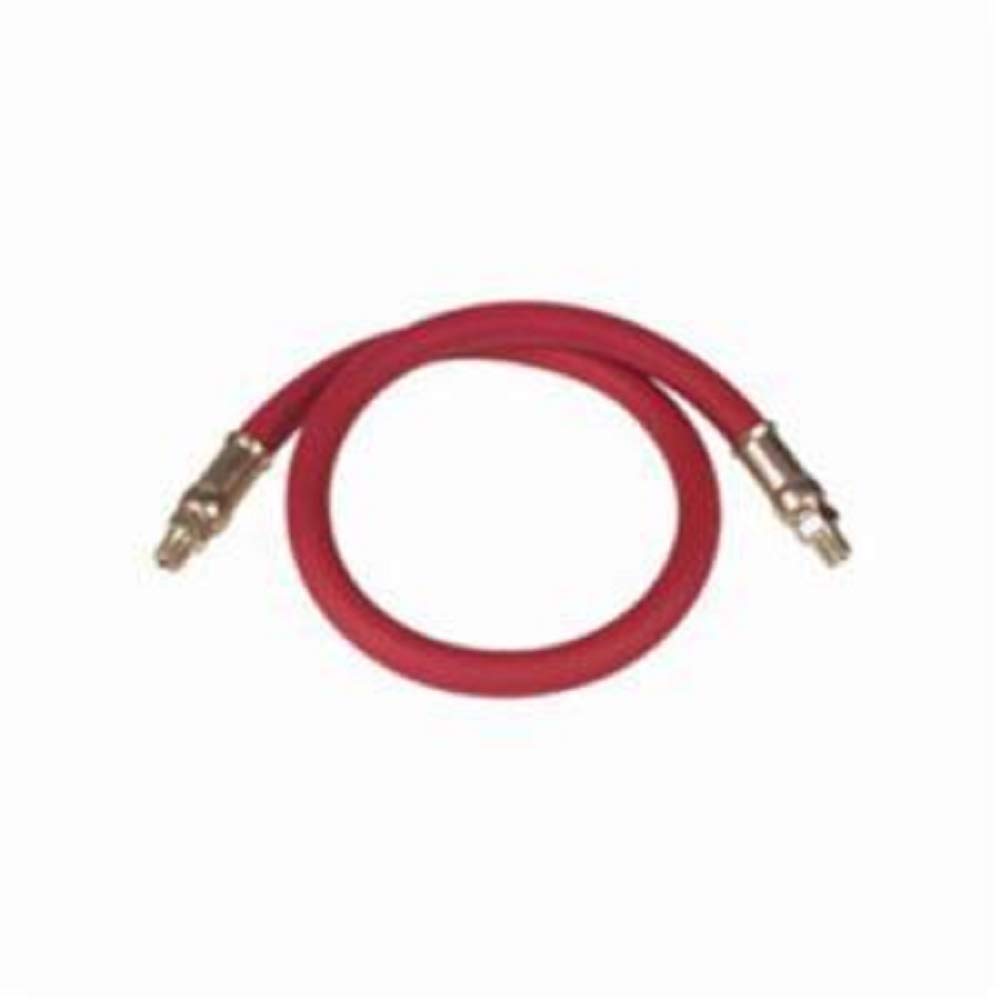 Alemite 317803-25 25-Foot Heavy Duty Air Water Hose - High Pressure Flexible Rubber Hose for Air Compressors, Water Pumps, and Industrial Use - Perfect for Workshops, Garages, and Construction Sites