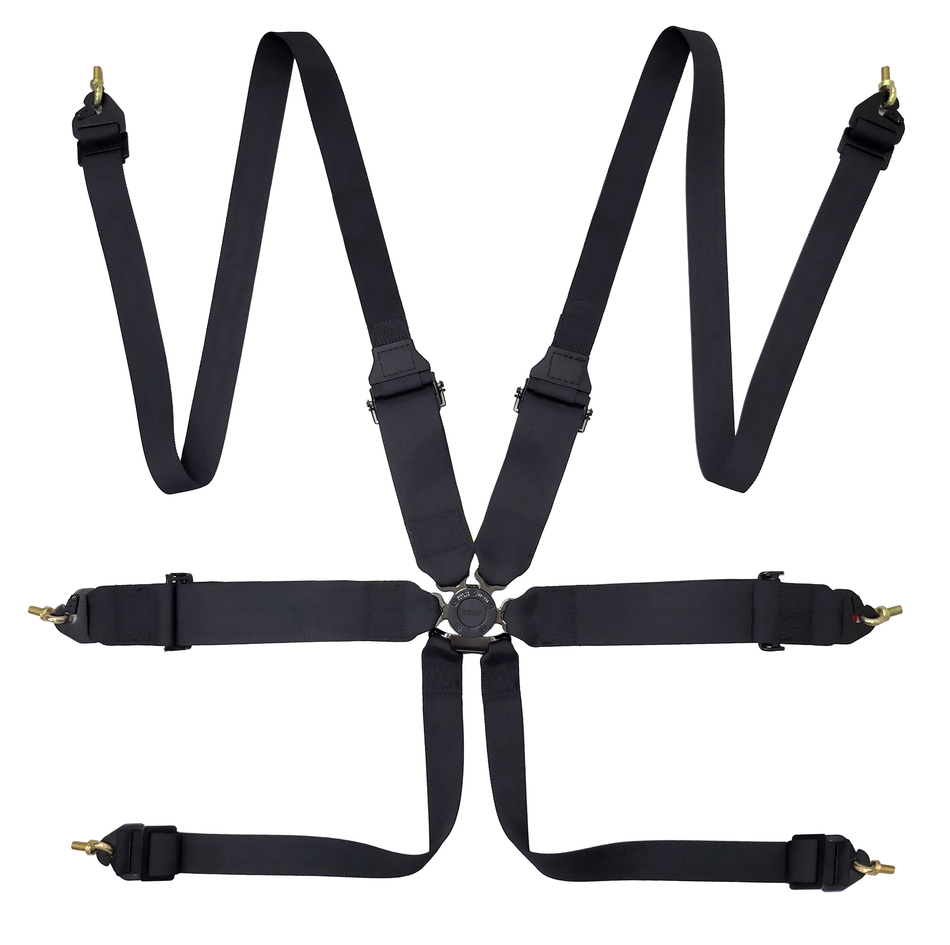 Zamp 6 Point Racing Harness - FIA 8853-2016 Certified 3/2 Pull Up/Pull In Safety Belt for Motorsports, Track Racing & Off-Road Vehicles - Perfect for Drifting, Rally & High-Speed Driving