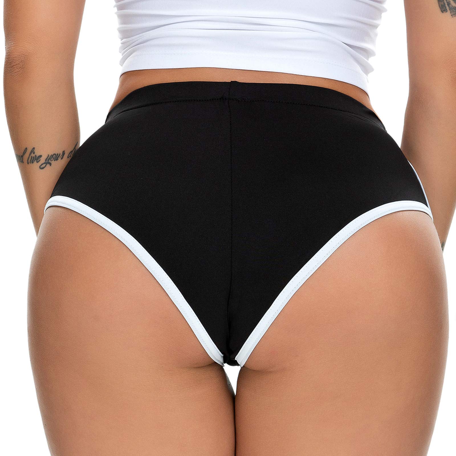 WABEOR Women's Sleep Shorts - Sexy High Cut Casual Summer Booty Shorts for Yoga, Dance, Sports & Lounge Wear | Comfortable Athletic Shorts for Sleeping, Workouts & Relaxation