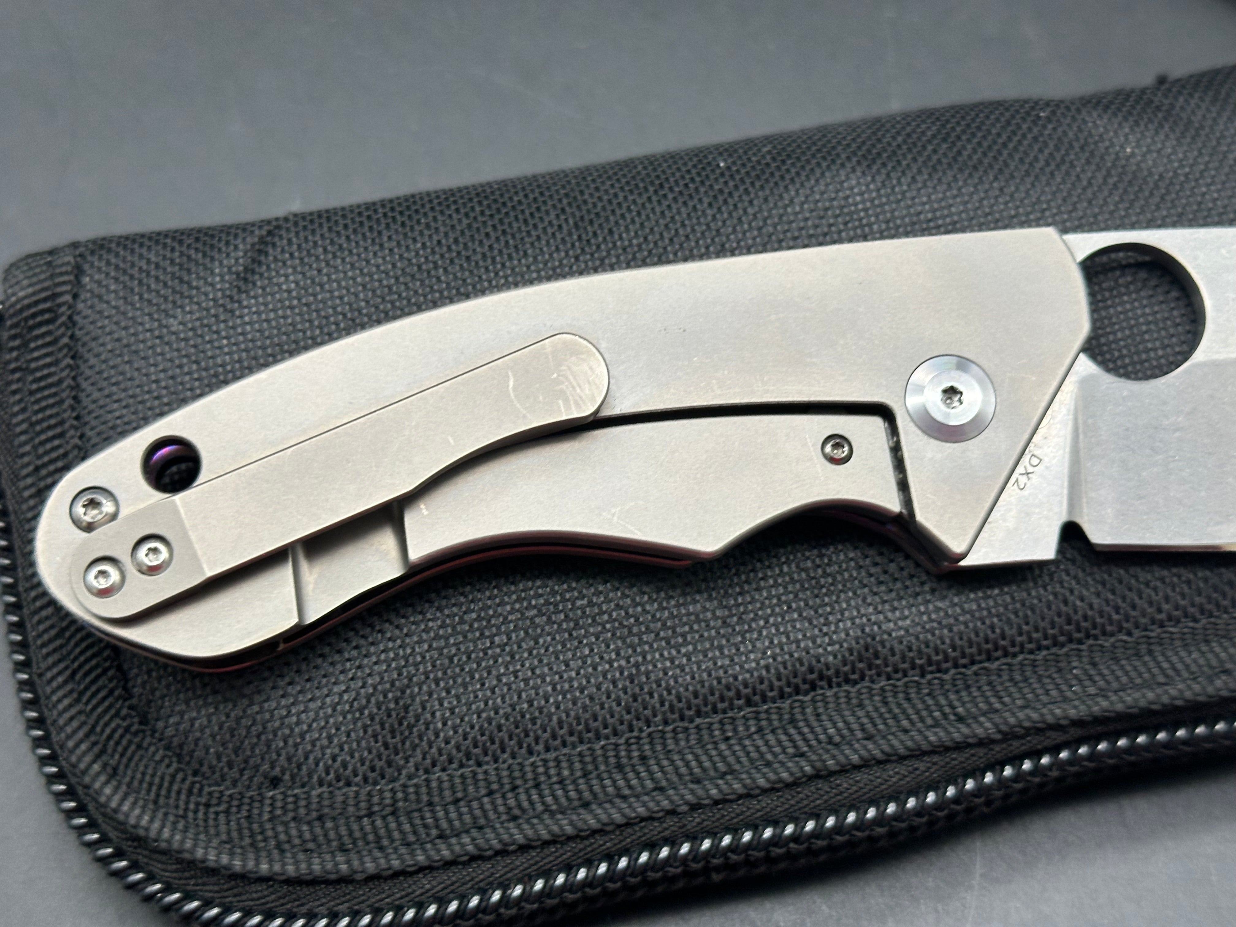 Premium DX2 Alien Tactical Knife with S35VN Steel Blade - Survival, Camping & Outdoor EDC Gear for Hunting, Hiking & Adventure Enthusiasts