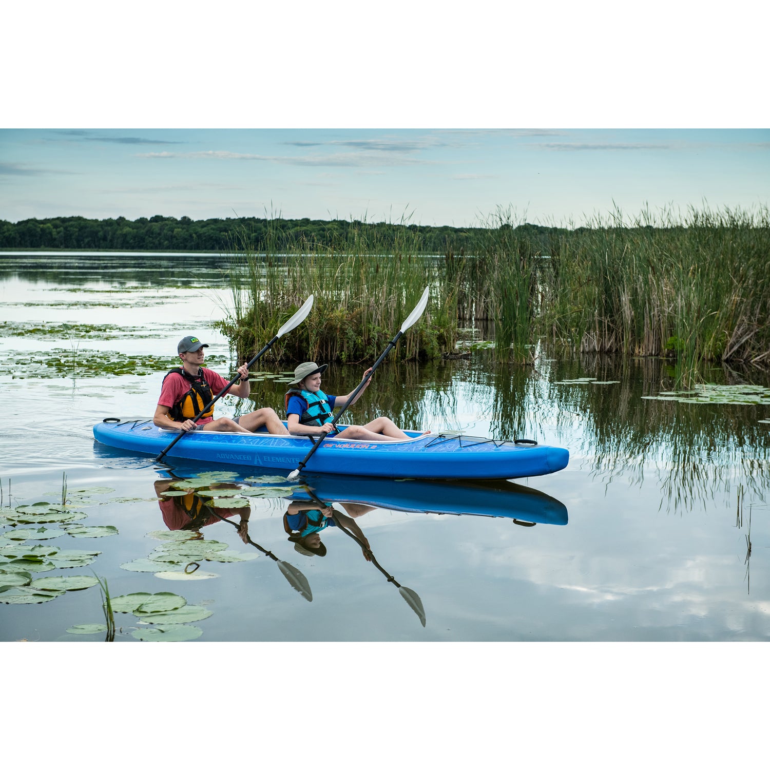 Advanced Elements AirVolution 2 Inflatable Kayak - Lightweight & Durable for Outdoor Adventures | Perfect for Camping, Fishing & River Exploration (Closeout Sale)