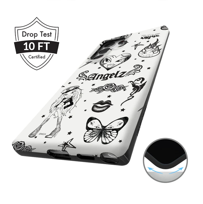 Bratz Inked Fashion Samsung Phone Case - Trendy Protective Cover for Samsung Galaxy - Perfect for Teens, Girls, and Bratz Fans - School, Work, and Everyday Use