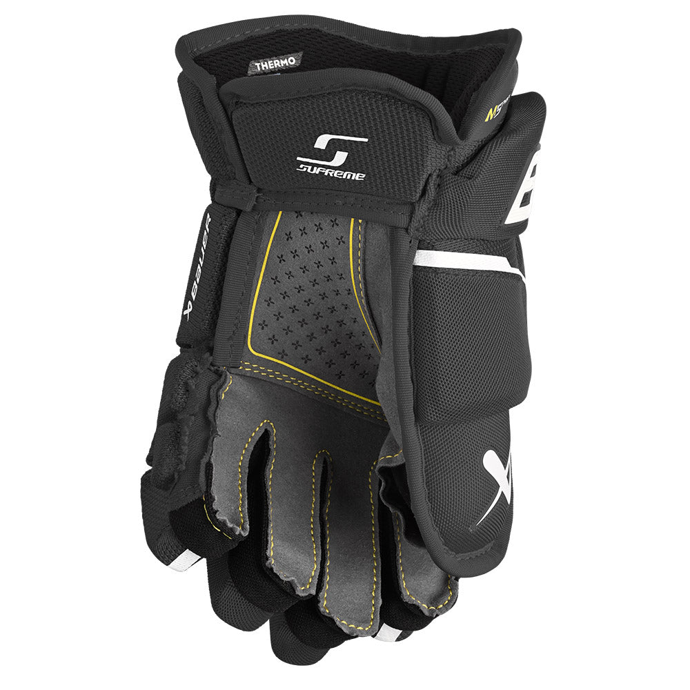 Bauer Supreme M5 Pro Junior Ice Hockey Gloves - Youth Hockey Gloves for Boys & Girls - Protective Gear for Ice Skating & Hockey Practice - Perfect for Games, Training & Winter Sports