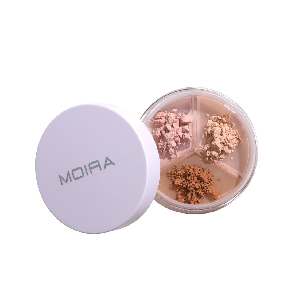 Set & Correct Loose Setting Powder (004, Deep) - Long-Lasting Makeup Finishing Powder for Oily Skin, Perfect for Daily Use & Professional Makeup