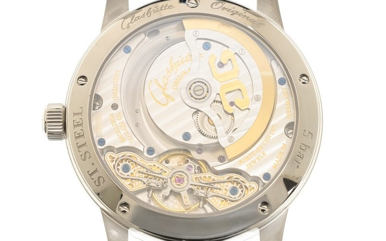 Glashutte Original PanoMatic Lunar 18K Red Gold Men's Luxury Watch - Perfect for Business Meetings & Formal Occasions