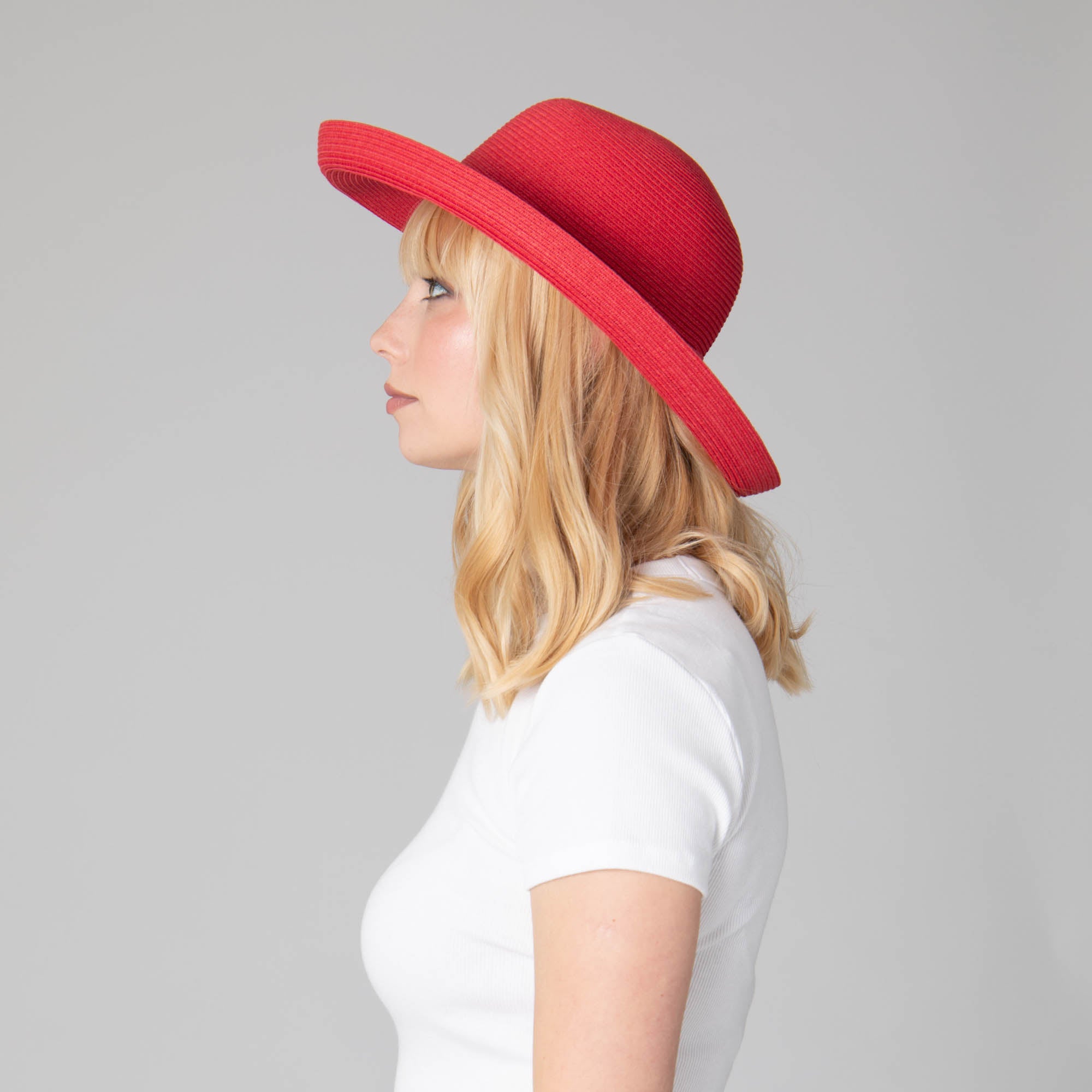 Women's Classic Paper Braided Sun Hat - Wide Brim UV Protection Summer Beach Hat for Outdoor Travel, Gardening & Vacation