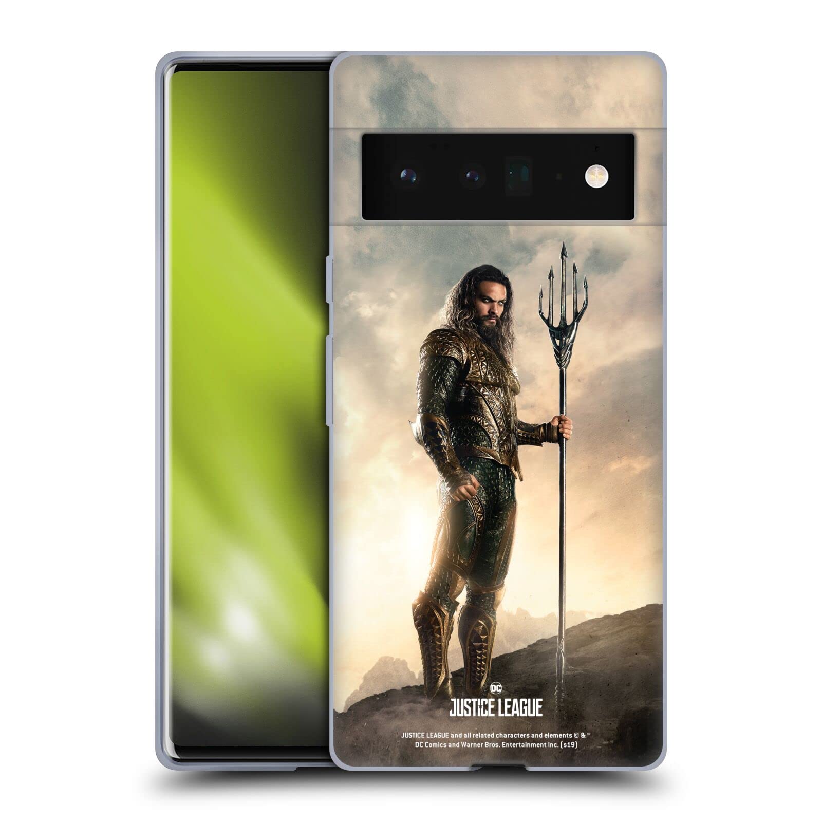 Justice League Aquaman Case for Google Pixel 6 Pro - Movie Character Design for Fans