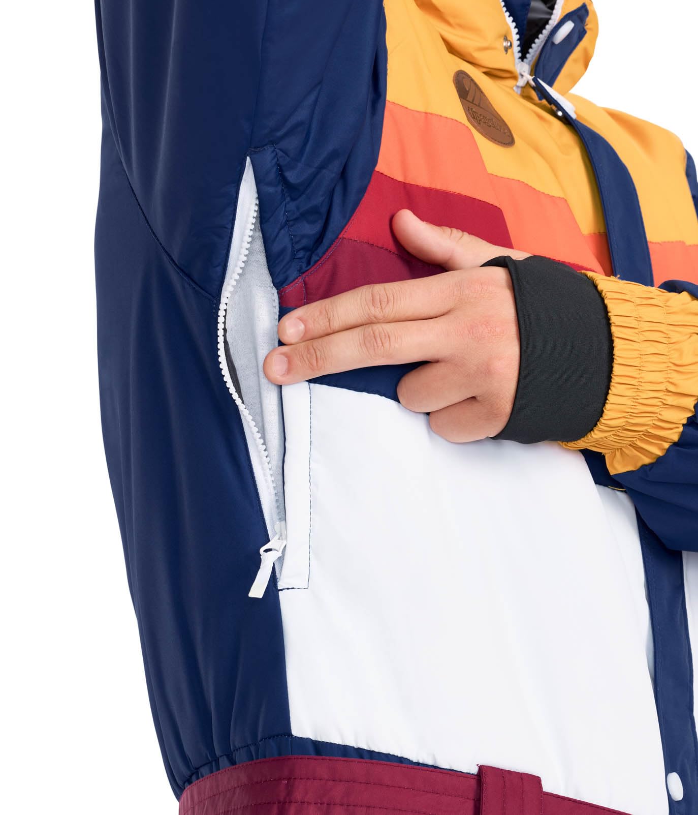 Retro Snow Suits for Men - Warm One-Piece Ski Suits for Winter - Tipsy Elves | Perfect for Skiing, Snowboarding & Winter Festivals