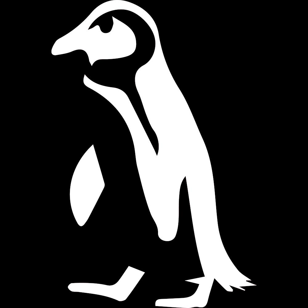 Premium Waterproof Penguin Silhouette Vinyl Decals (Set of 2) - White Adhesive Stickers for Laptop, Phone, Helmet, Car Window, Mug & Wall Decor - Perfect for Home, Office & Gift Giving