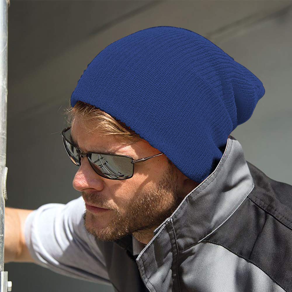 Soft & Warm Winter Beanie Hat for Men & Women - Cozy Fleece Lined Knit Cap for Cold Weather - Perfect for Skiing, Snowboarding & Outdoor Activities