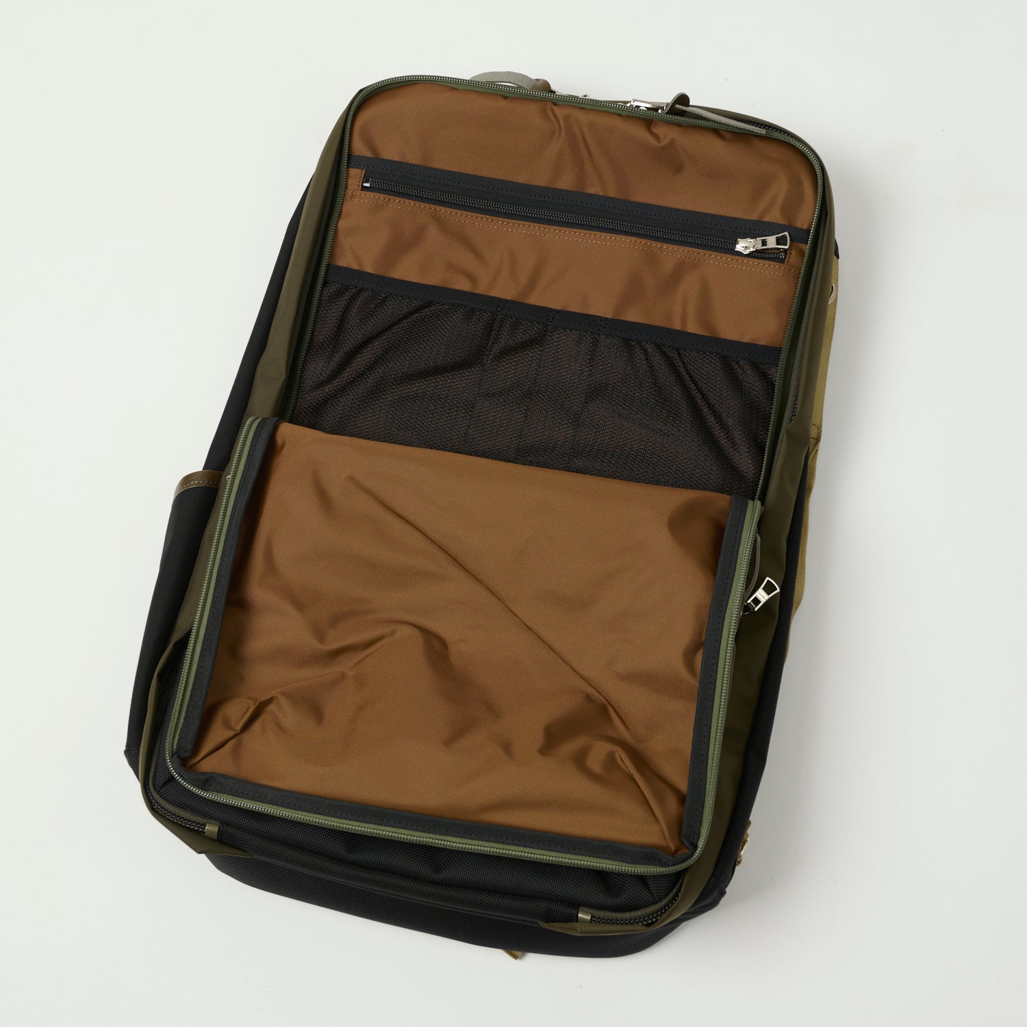Master Piece 01740 V3 Potential 3-Way Backpack - Olive Green Durable Travel & Work Backpack for Men & Women - Perfect for Commuting, Hiking, and Business Trips