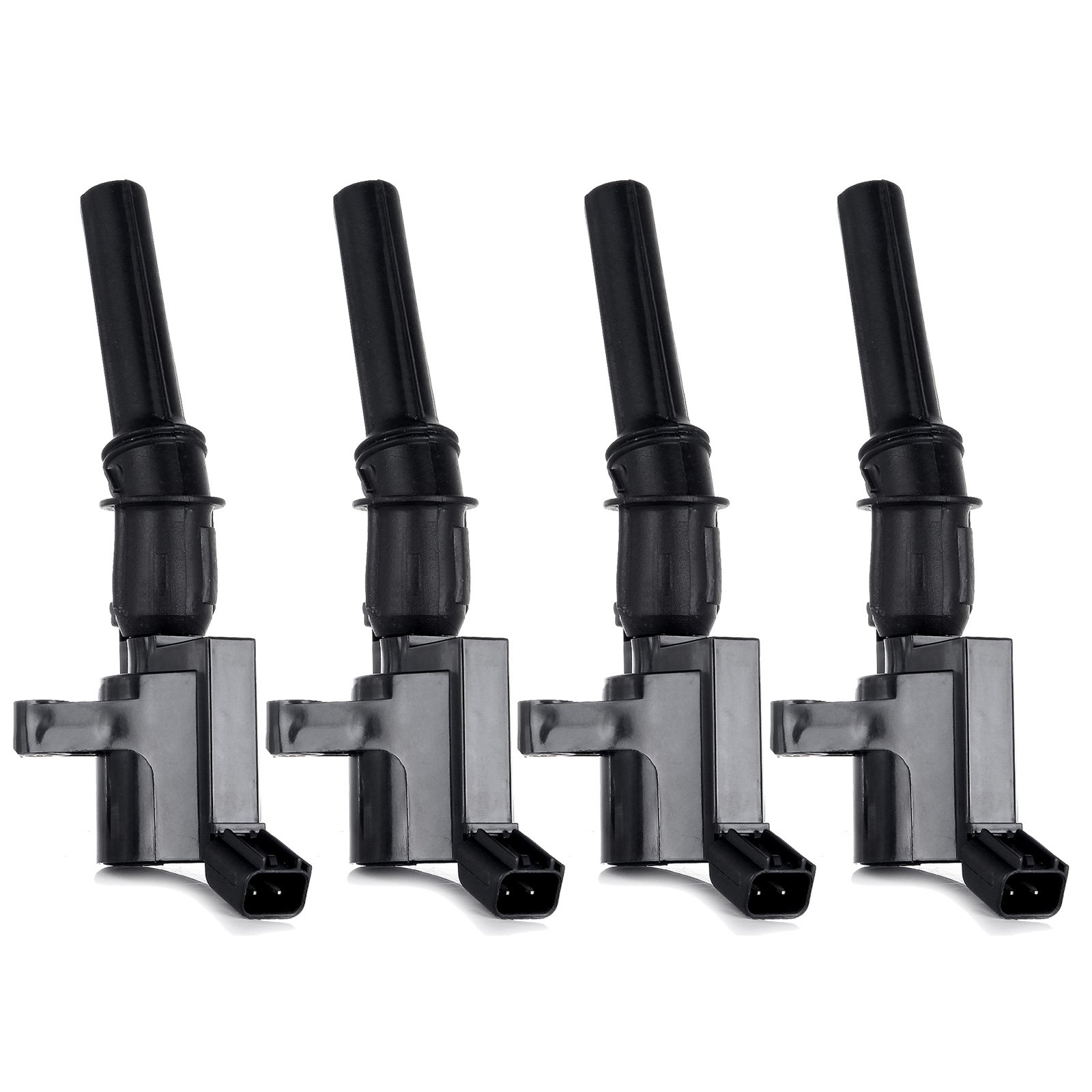 LSAILON Pack of 4 Ignition Coils - Compatible with Ford Lincoln Mercury 1997-2017 Models (OE DG508 DG457) - High Performance Replacement Parts for Smooth Engine Start & Acceleration