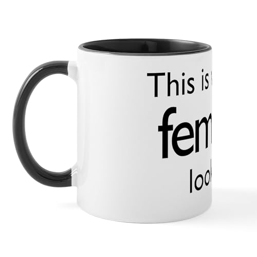 White/Black Inside - This Is What A Feminist Looks Like Mug