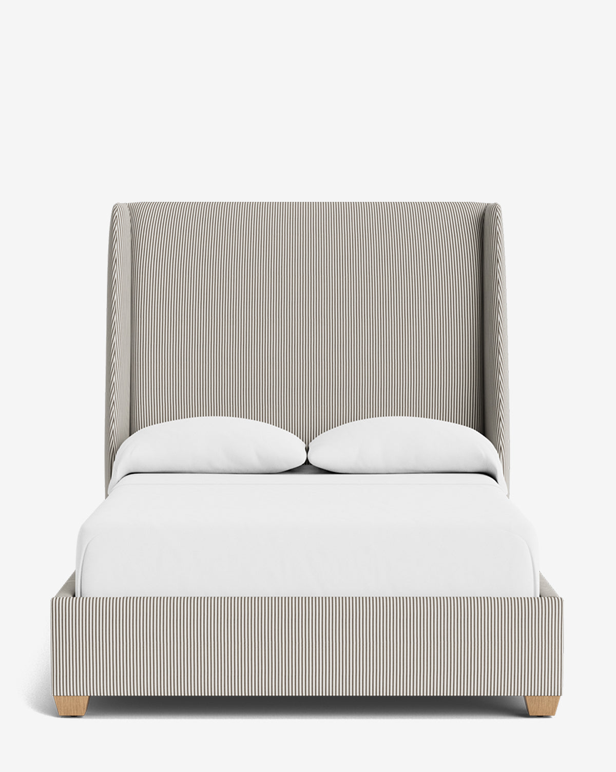 Walt Bed Tall Headboard - Queen Size Upholstered Bed Frame with Adjustable Height - Perfect for Modern Bedroom Decor & Small Spaces