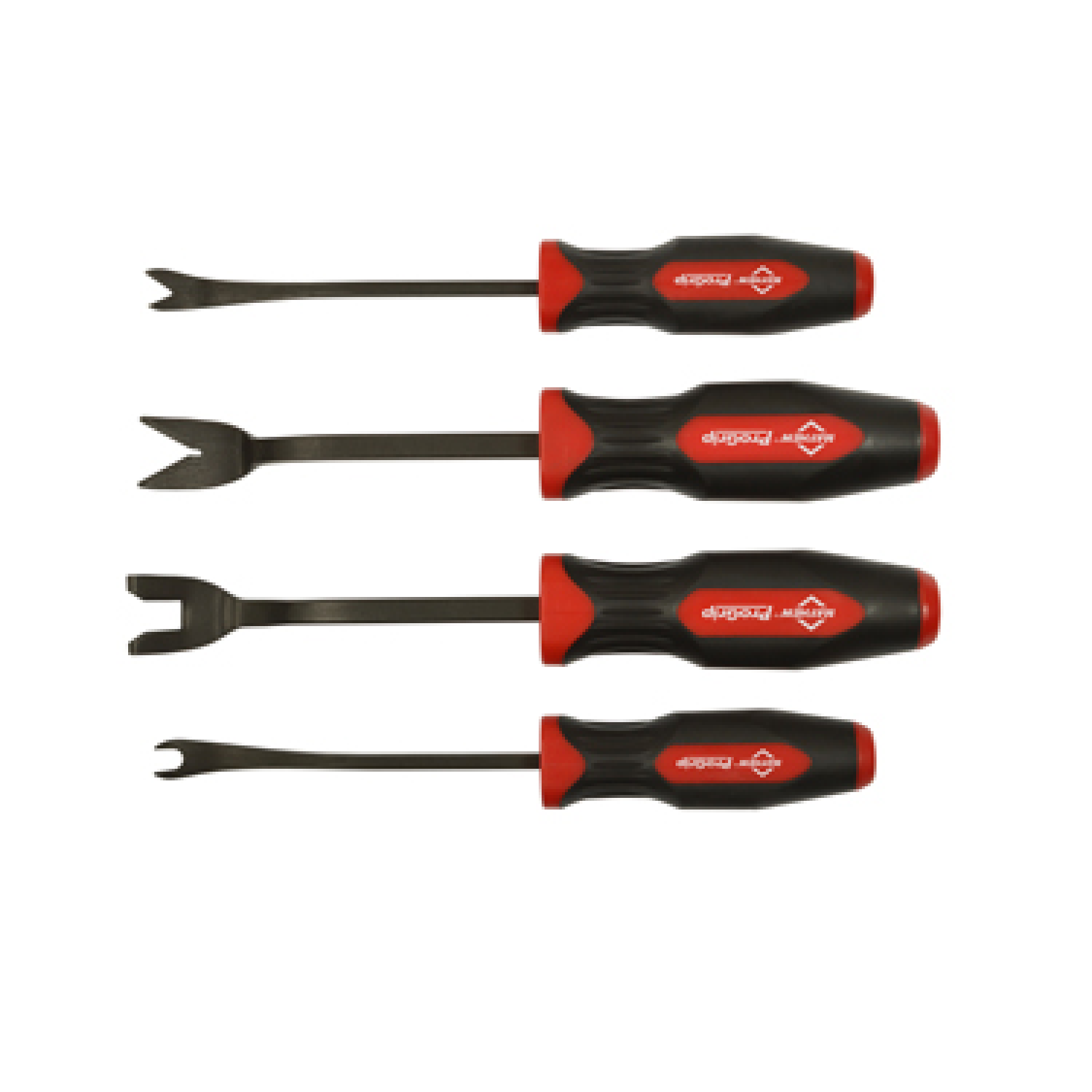 Mayhew 13077 4-Piece ProGrip Trim Tool Set - Premium Pry Bar Kit for Car Interior, Home Renovation & DIY Projects