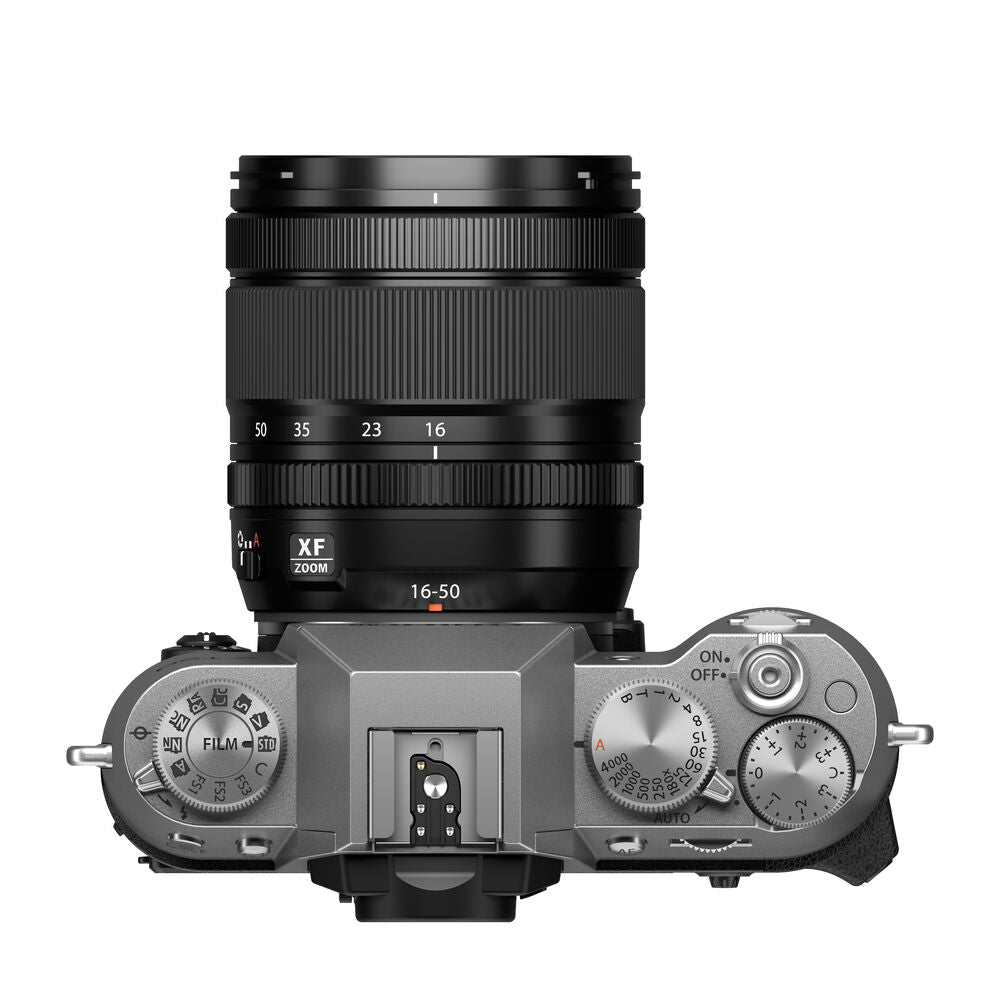 Fujifilm X-T50 Mirrorless Digital Camera with XF 16-50mm f/2.8-4.8 R LM WR Lens (Silver) - Professional Photography, Travel & Vlogging Kit for Content Creators