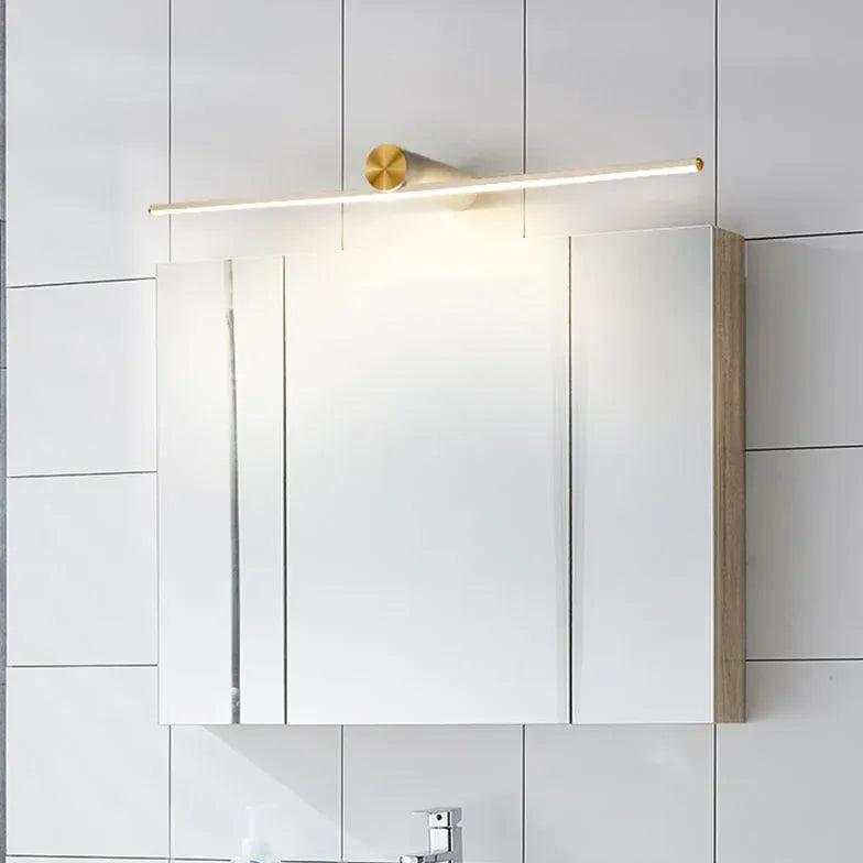 Dimmable Modern LED Bathroom Mirror Lights - Adjustable Vanity Lighting for Makeup & Shaving - Waterproof Bathroom Light Fixture with Touch Control