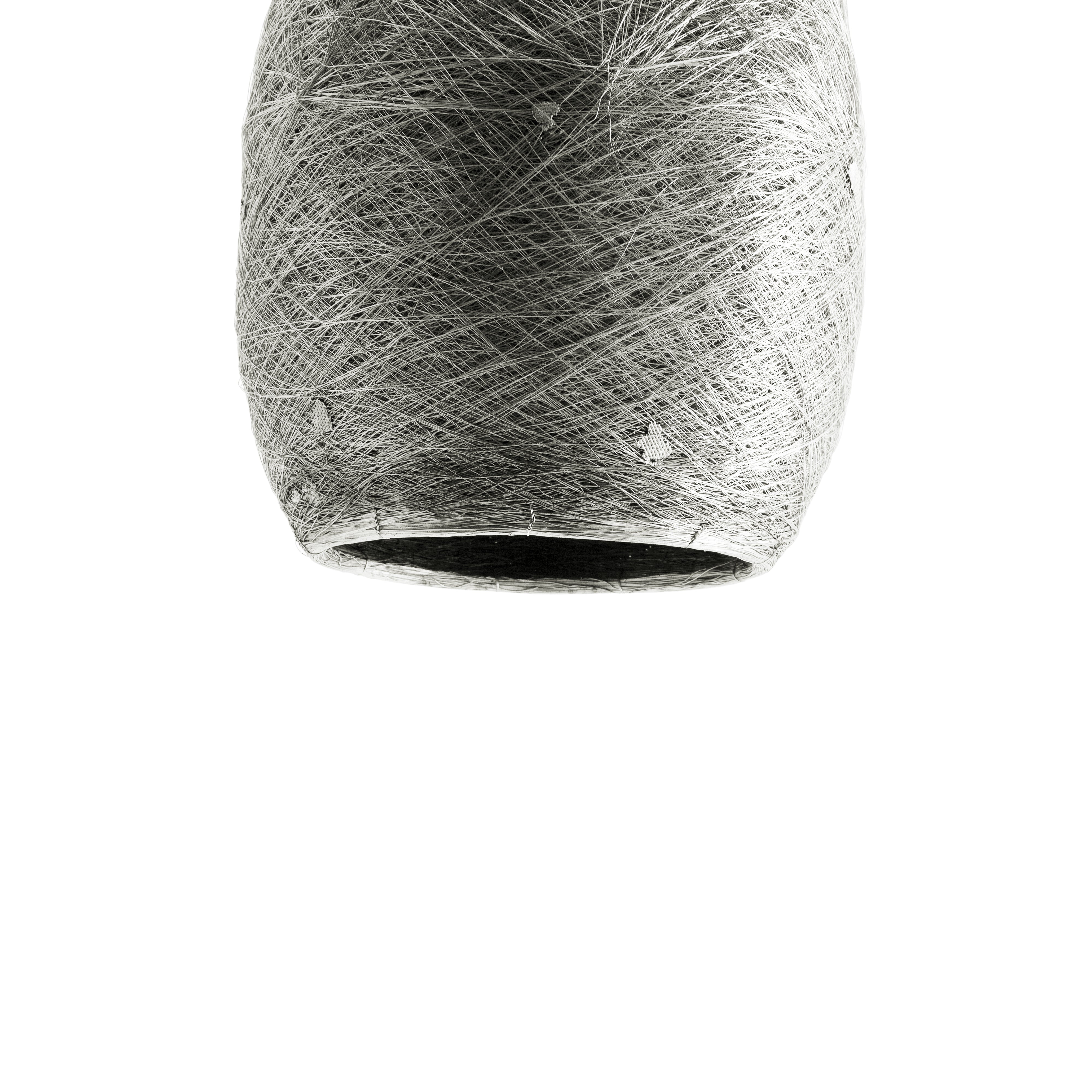 Modern Cocoon Pendant Light - Handwoven Rattan Hanging Lamp for Dining Room, Bedroom, or Living Room - Boho Chic Home Decor with Warm Ambient Lighting
