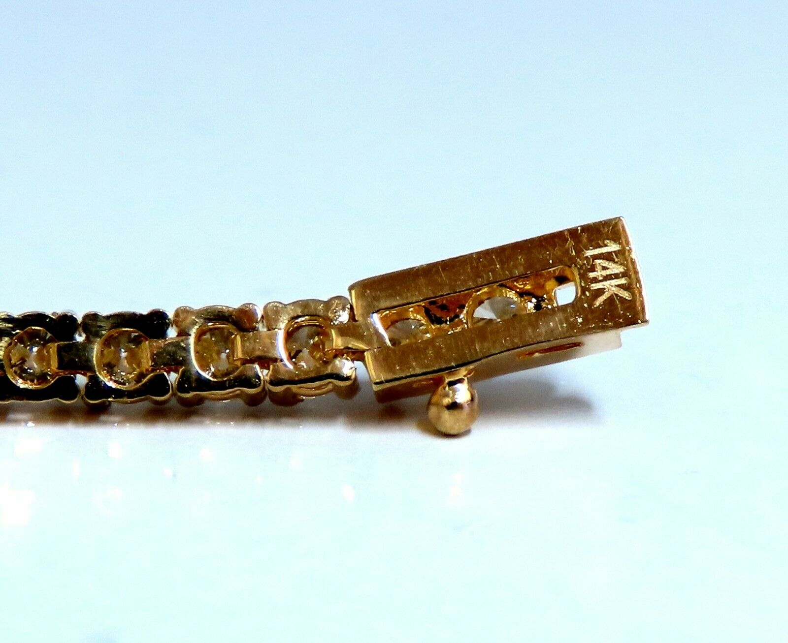 4.51ct Natural Diamond Tennis Bracelet in 14kt Gold - Classic Station Alternate Design for Women | Elegant Jewelry Gift for Anniversary, Wedding & Special Occasions
