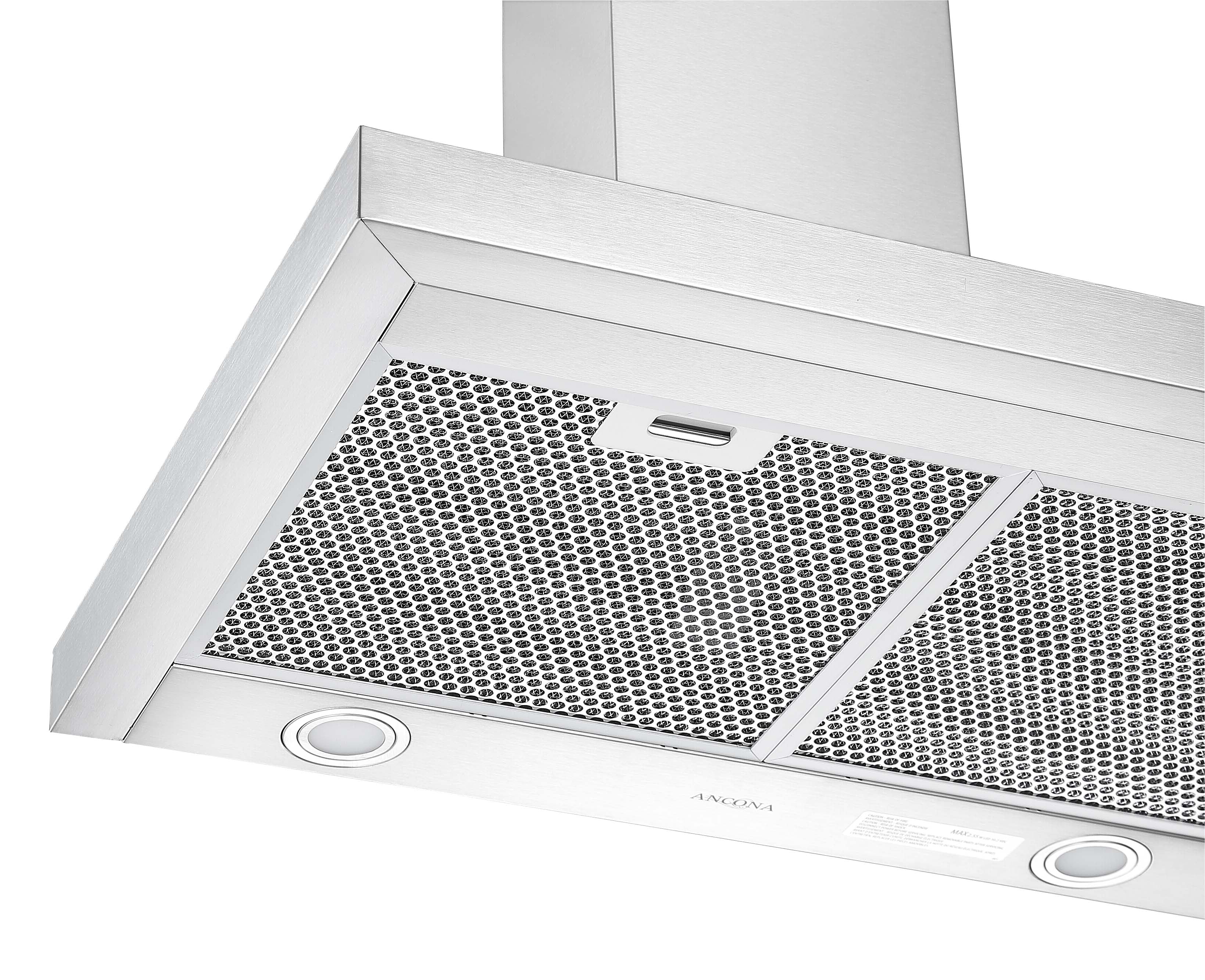 WPRV430 30-Inch Stainless Steel Wall Mount Pyramid Range Hood - Powerful Kitchen Ventilation for Modern Homes