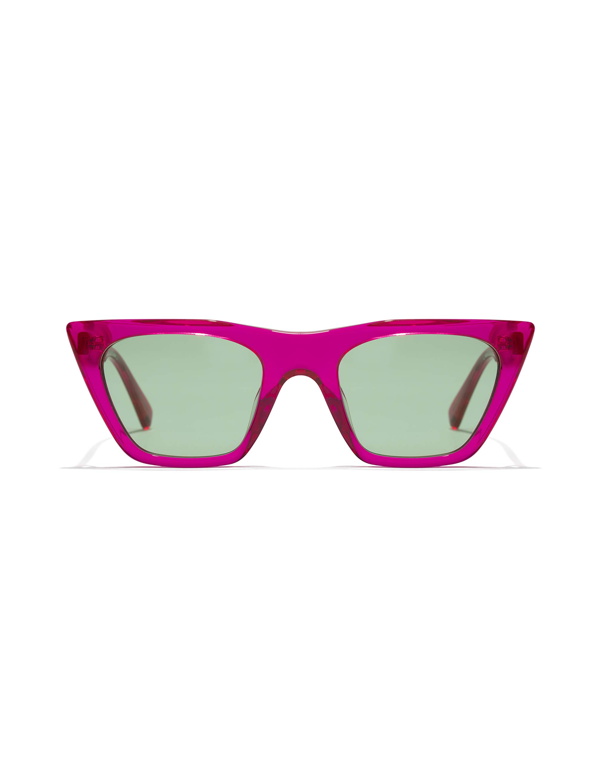 HAWKERS Women's Hypnose Sunglasses - Fuchsia & Green Lens - Stylish UV Protection for Outdoor Activities, Beach, and Driving