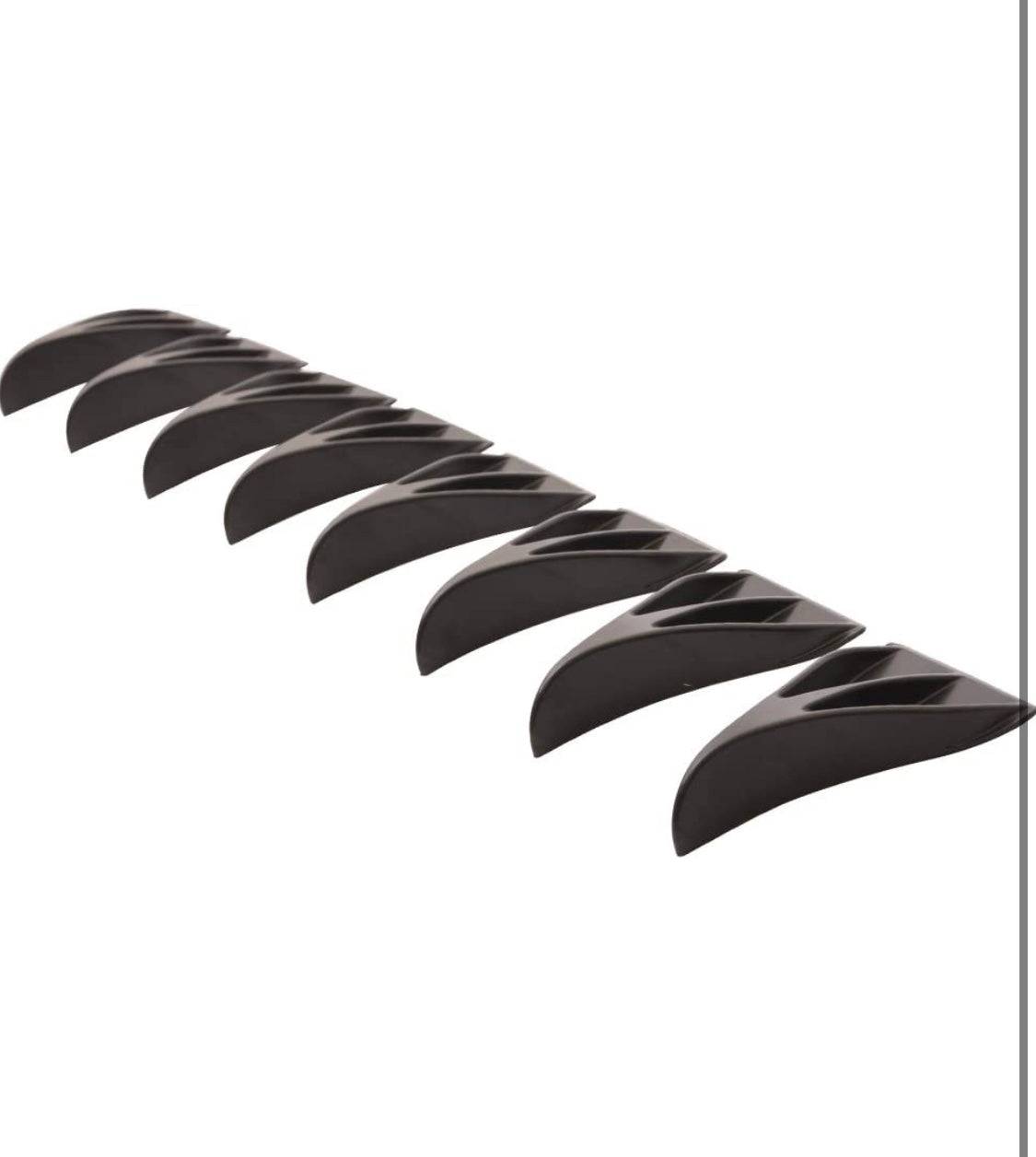 Universal Black S1 Style Shark Fin Spoiler Wing - Car Roof & Trunk Fin for Enhanced Aerodynamics & Style - Perfect for Sedans, SUVs & Trucks