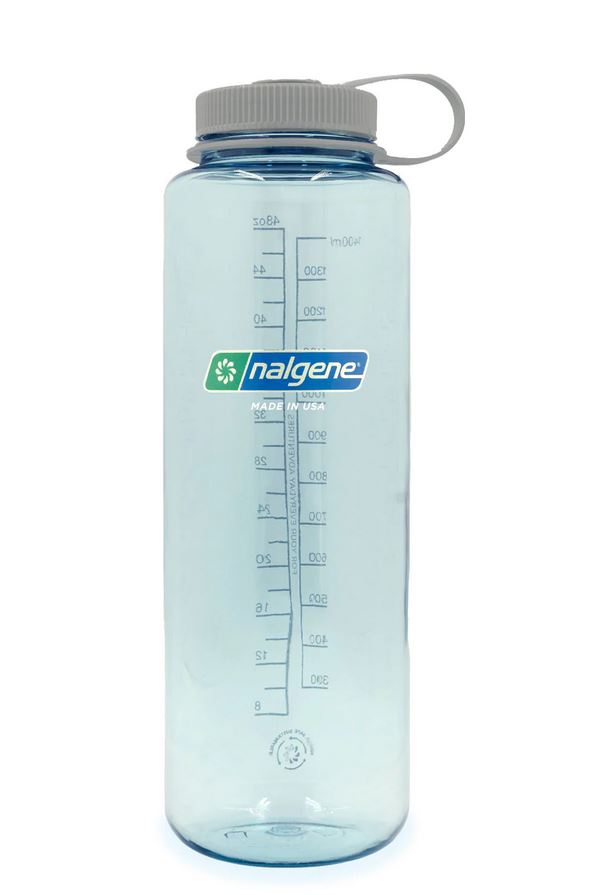 Nalgene 48oz Wide Mouth Water Bottle - BPA Free, Leak Proof, Durable for Hiking, Camping & Outdoor Adventures | Sustainable & Eco-Friendly