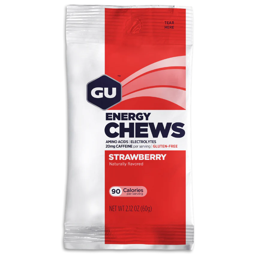 Gu Energy Chews - Natural Energy Gels for Runners, Cyclists & Athletes - Boost Performance & Endurance - Great for Workouts, Marathons & Outdoor Activities