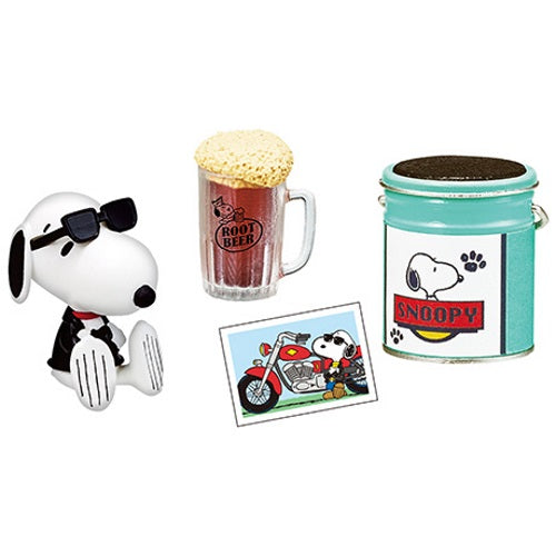 Peanuts Snoopy's Garage Re-Ment Miniature Doll Furniture - Cute Collectible Toy for Home Decor & Display Scenes