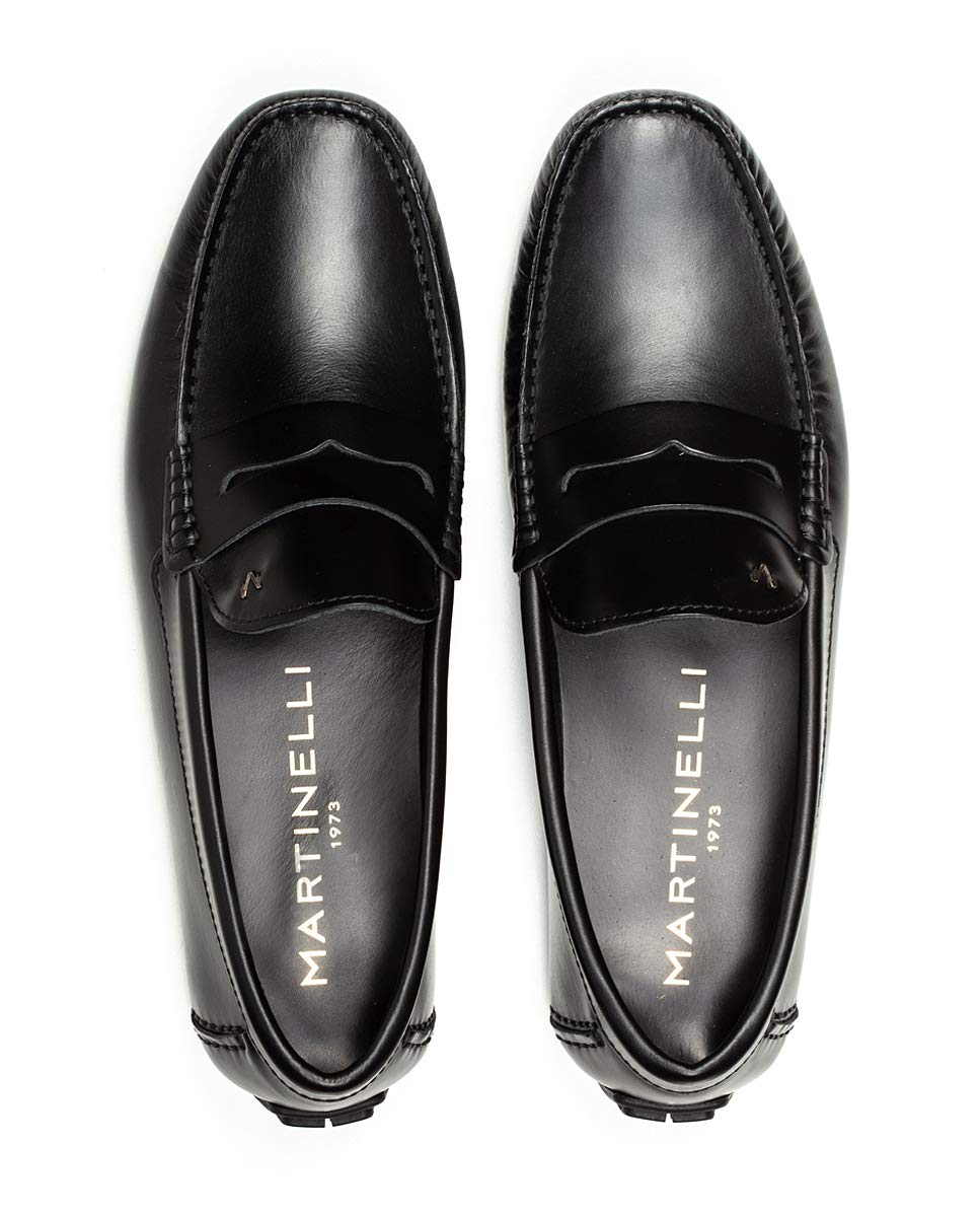Premium Martinelli Men's Moccasins - Soft Leather Slip-On Loafers for Casual Comfort | Perfect for Indoor/Outdoor Wear, Office, Travel & Relaxation