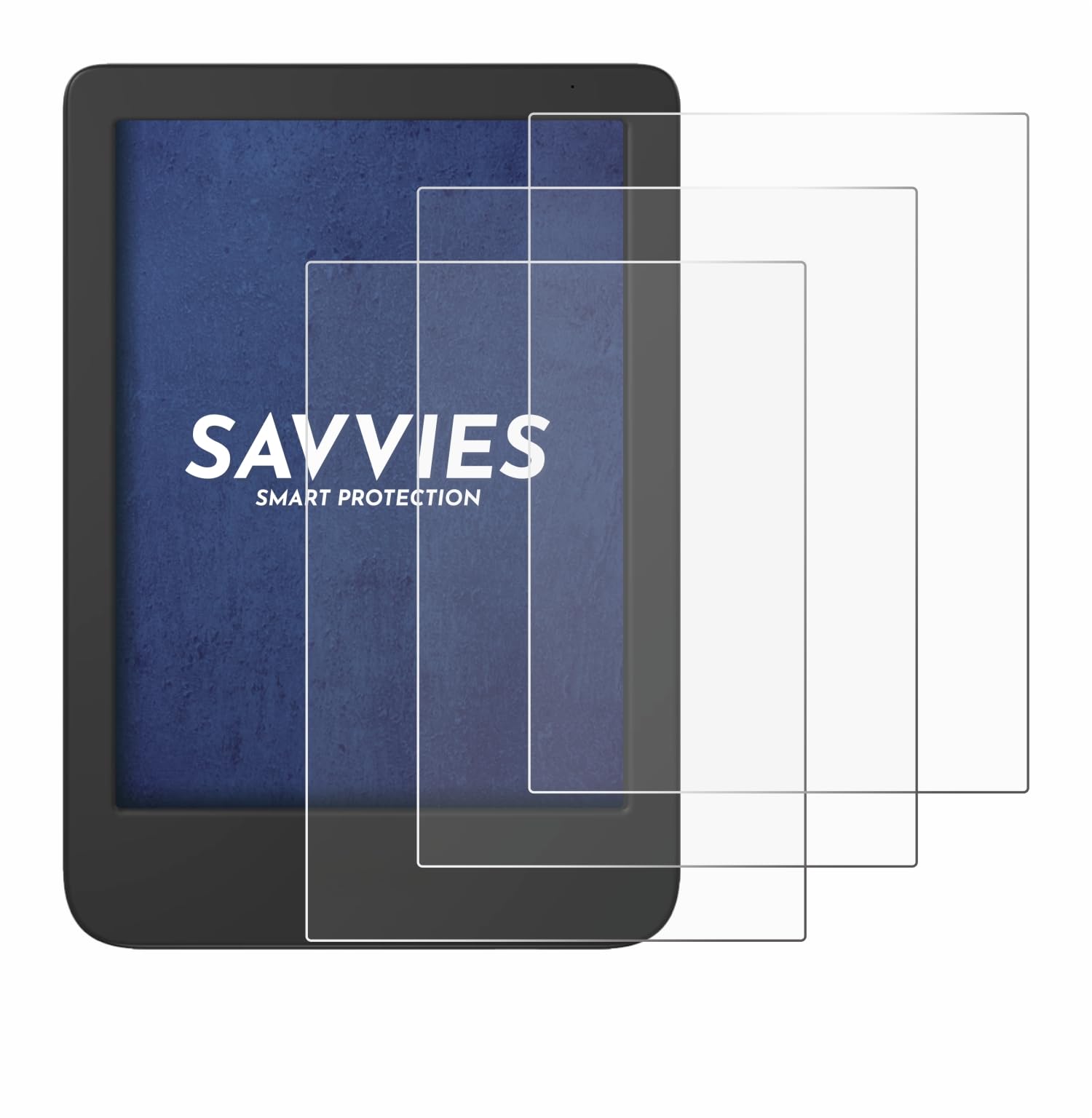 Savvies 6-Pack Screen Protector for Tolino Shine 5 2024 - Clear Protection Film for E-Reader Safety