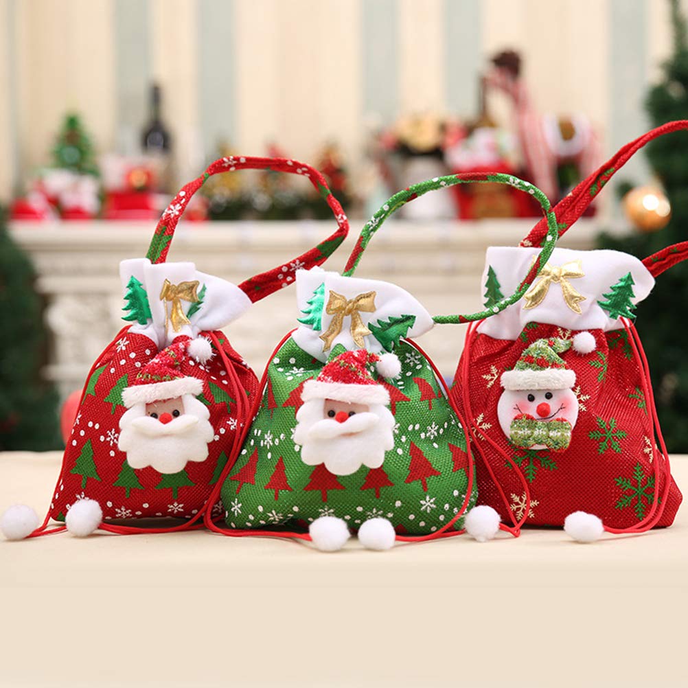 Festive Christmas Candy Bags - Holiday Party Decor & Gifts