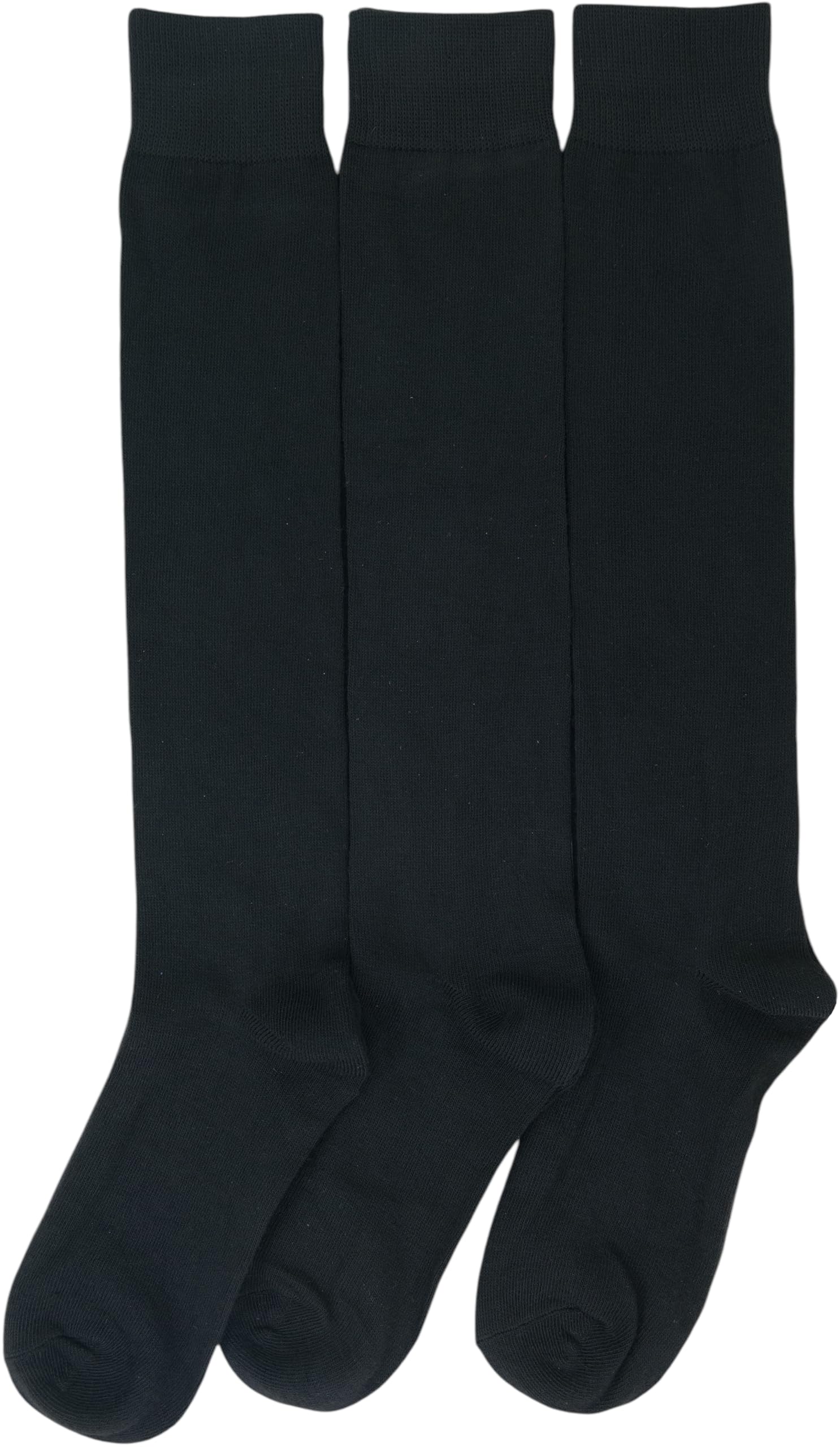 ToBeInStyle Women's Knee High Socks - Pack of 6 or 12 - Comfortable & Stylish Crew Socks for Work, Boots & Winter Outfits