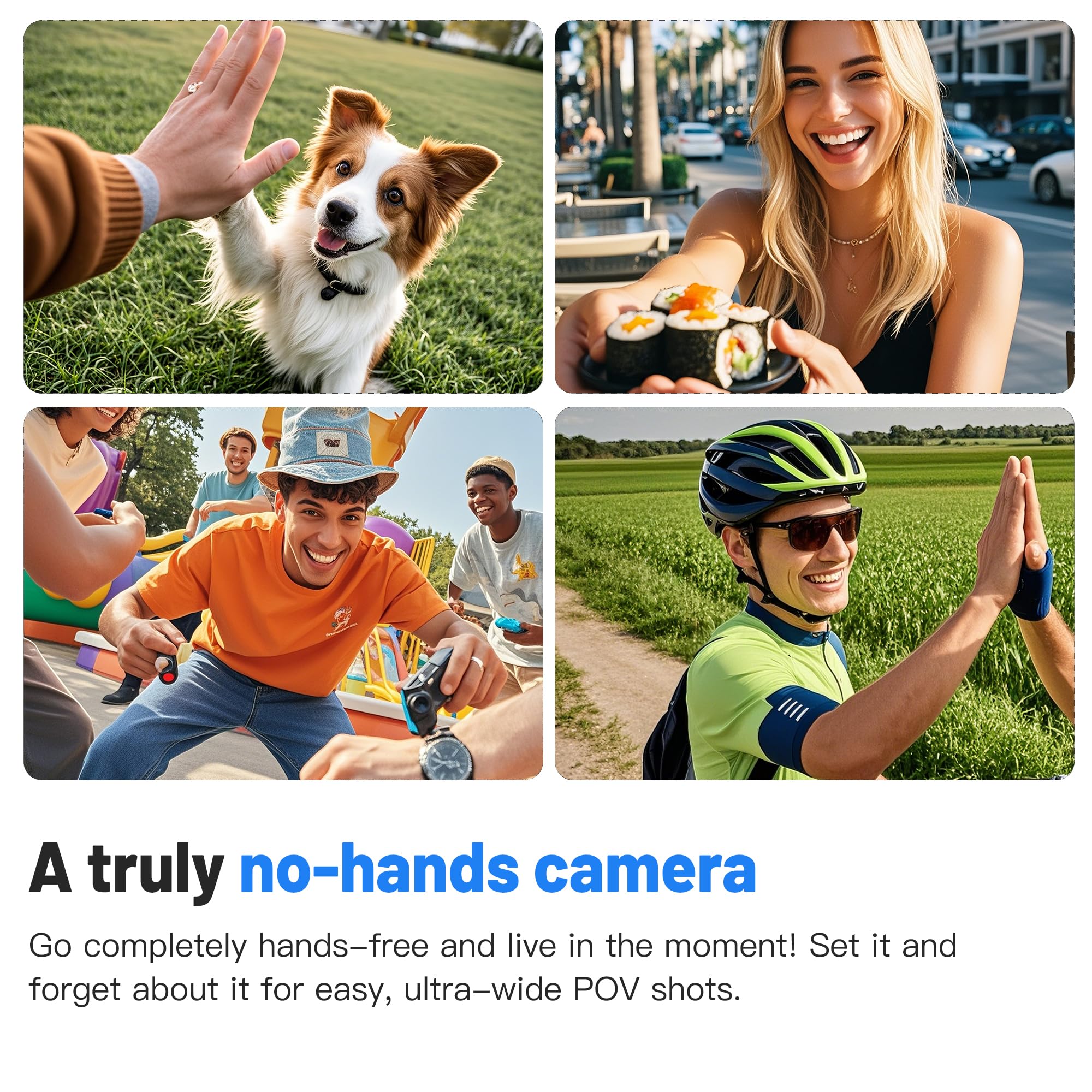 128GB FHD 1080P Mini Body Camera - Wearable Hands-Free Action Cam with Thumb Size Design | Portable Body Worn Camera for Security, Police Work, Travel Vlogging & Pet Monitoring (Black)