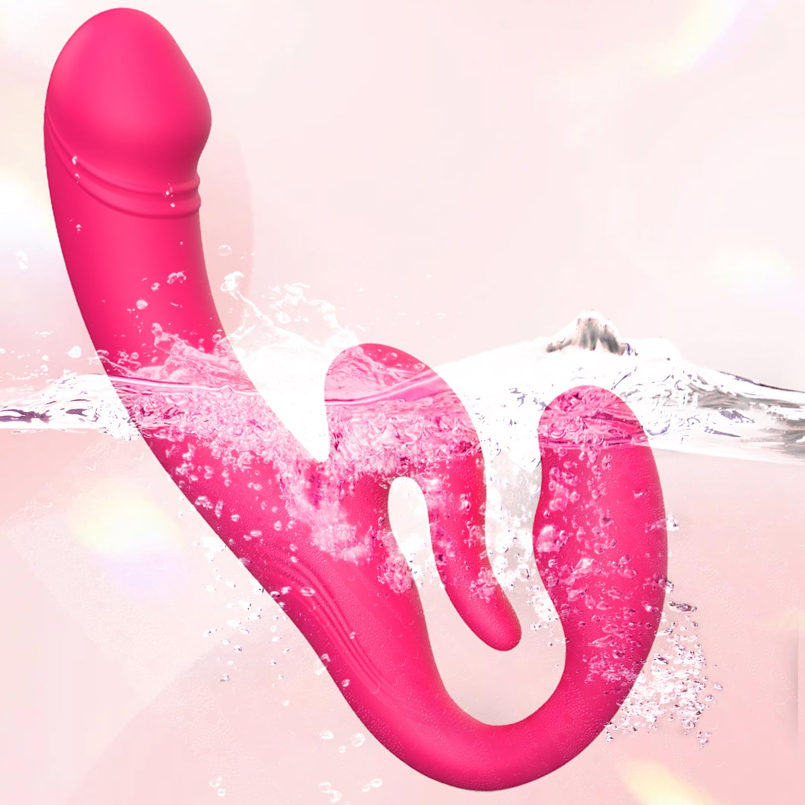 Strapless Strap-On Dildo Harness for Women Couples - Realistic Double-Ended Vibrating Butt Plug with Anti-Slip Silicone Design - Lesbian Sex Toys & Adult Anal Pleasure Tools for Enhanced Intimacy and Solo Play