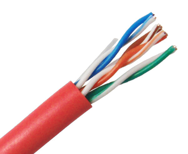 1000FT CAT5E Riser Bulk Ethernet Cable - CMR ETL Certified, Solid Copper UTP 24 AWG for Home & Office Network Installation