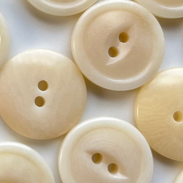 Natural Corozo Buttons - Eco-Friendly Fish Eye Buttons for Sewing, Crafts & DIY Fashion Projects - Perfect for Shirts, Jackets & Accessories