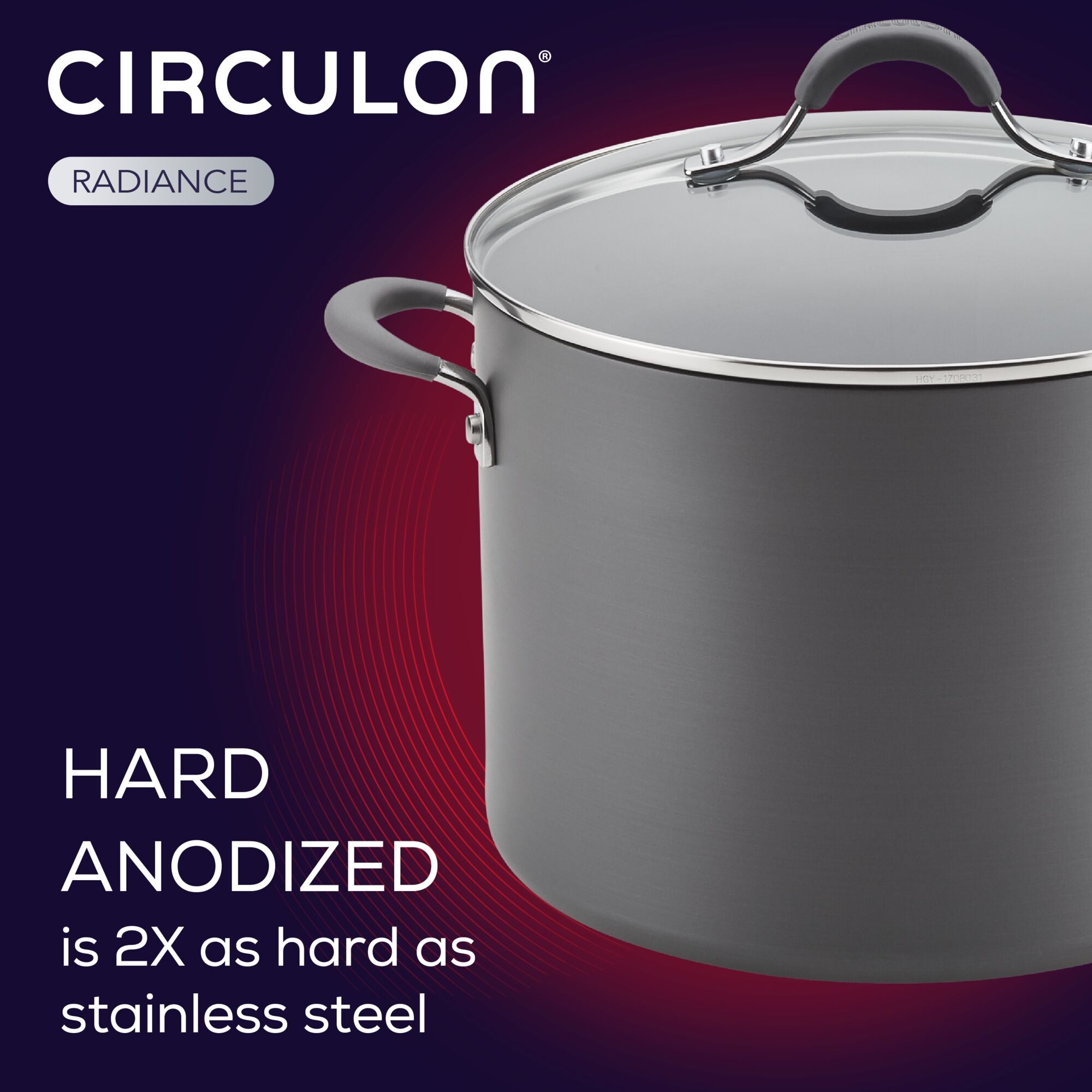10 Quart Nonstick Stock Pot - Large Cooking Pot for Soups, Stews, Pasta & Family Meals | Durable Induction-Compatible Pot for Home & Professional Kitchens