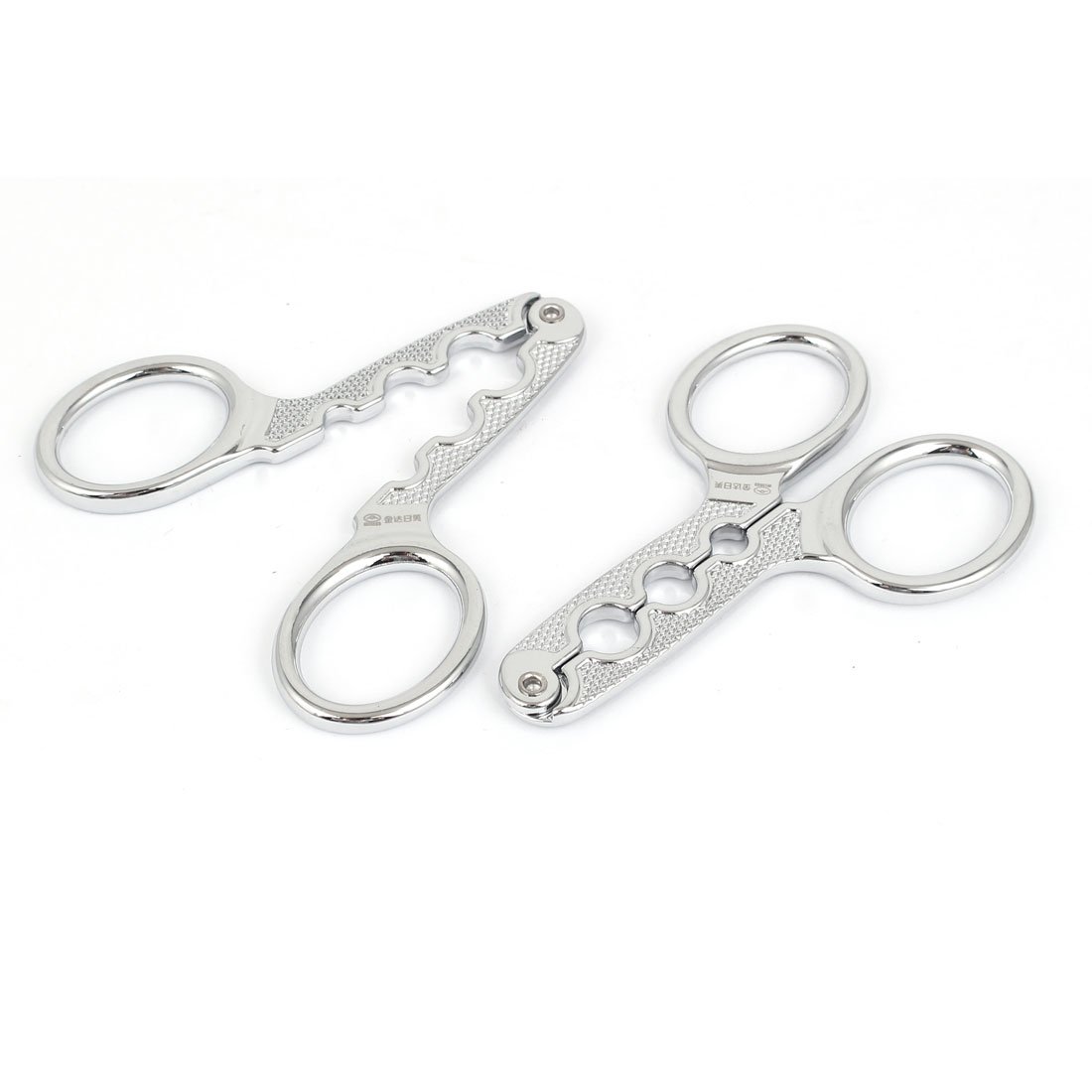 uxcell Household Metal Plier Peeling Scissor Nut Opener 2pcs - Heavy Duty Wire Stripping Tool for Electrical Work, DIY Projects & Home Repair